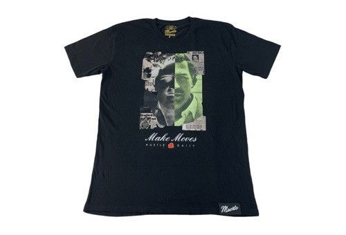 Vintage Muerte Hustle Daily Pablo Escobar Drug Lord Big Graphic Tee Size US L / EU 52-54 / 3 - 1 Thumbnail