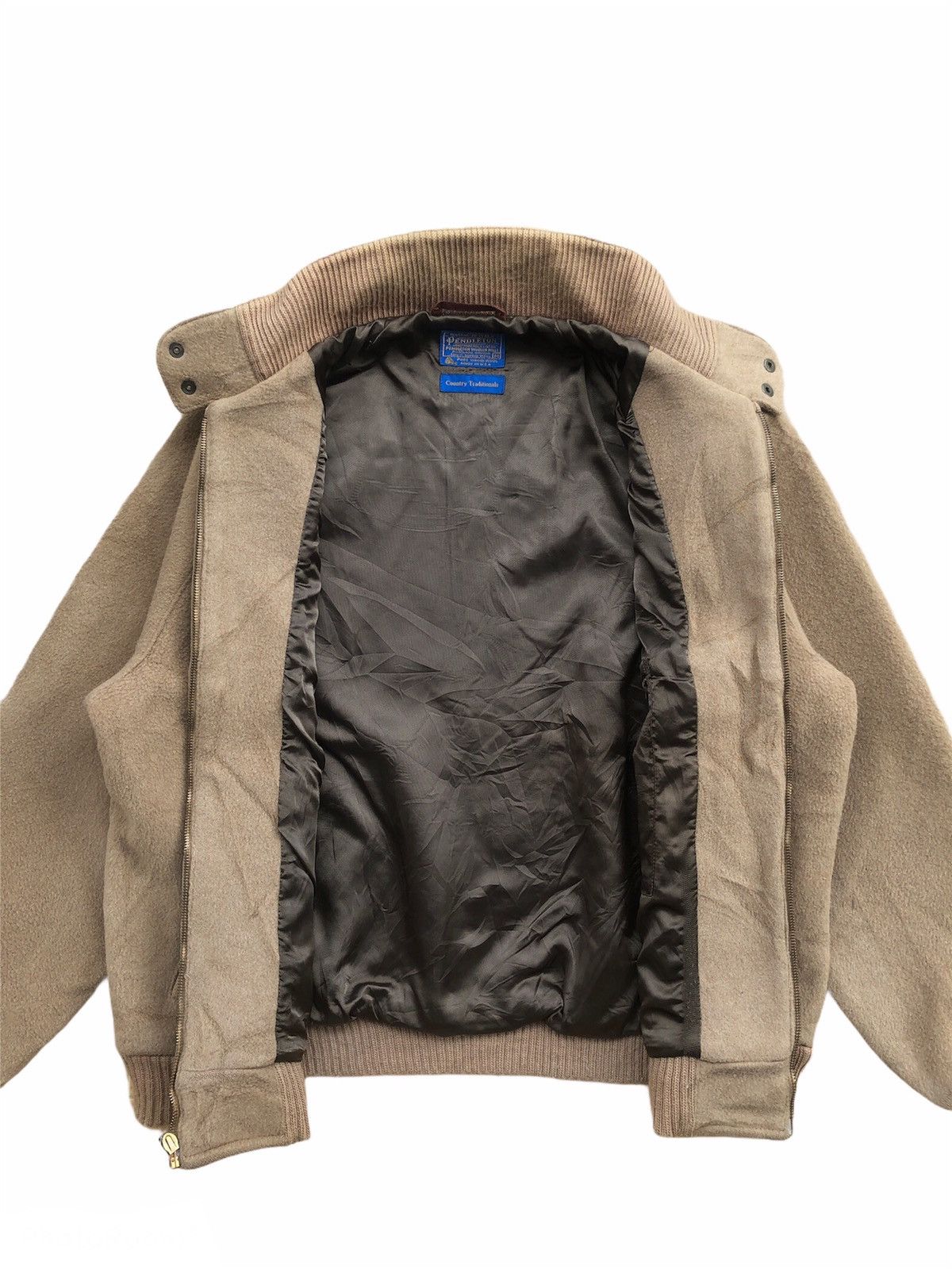 Pendleton Vintage 60s Pendleton Pure Virgin Wool Bomber Jacket Size US M / EU 48-50 / 2 - 3 Thumbnail