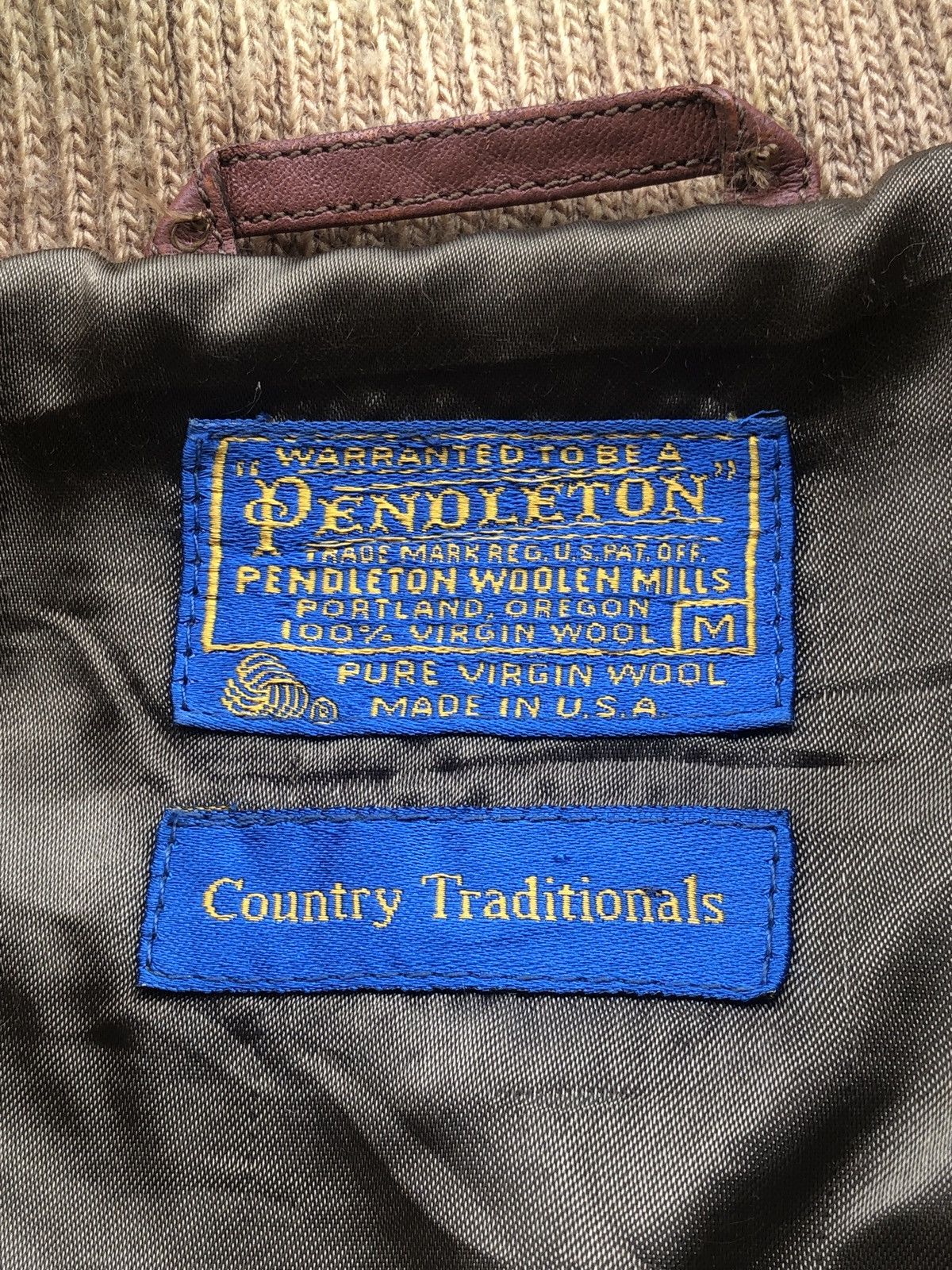 Pendleton Vintage 60s Pendleton Pure Virgin Wool Bomber Jacket Size US M / EU 48-50 / 2 - 13 Thumbnail
