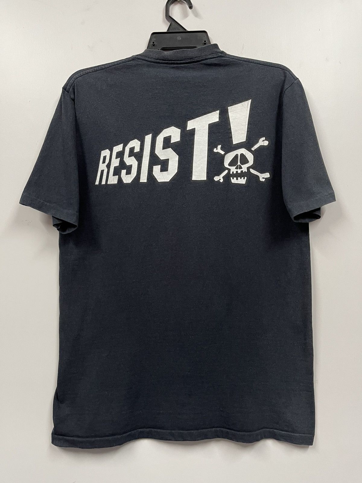 Stussy × Vintage Vintage Stussy Corporation Resist Skull Single Stitch Shirt Size US M / EU 48-50 / 2 - 4 Thumbnail