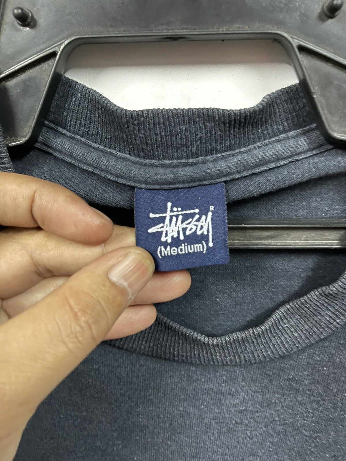 Stussy × Vintage Vintage Stussy Corporation Resist Skull Single Stitch Shirt Size US M / EU 48-50 / 2 - 6 Thumbnail