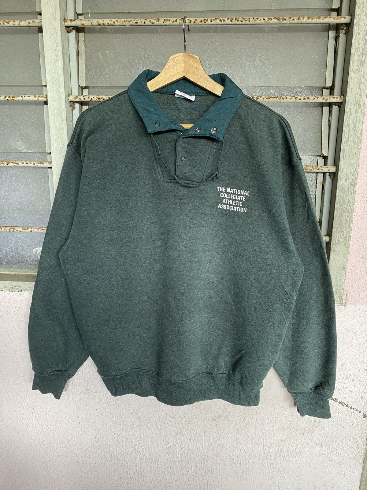 Addict Clothes Japan × Descente × NCAA Vintage Ncca X Descente Pullover Snap Button Size US M / EU 48-50 / 2 - 5 Thumbnail
