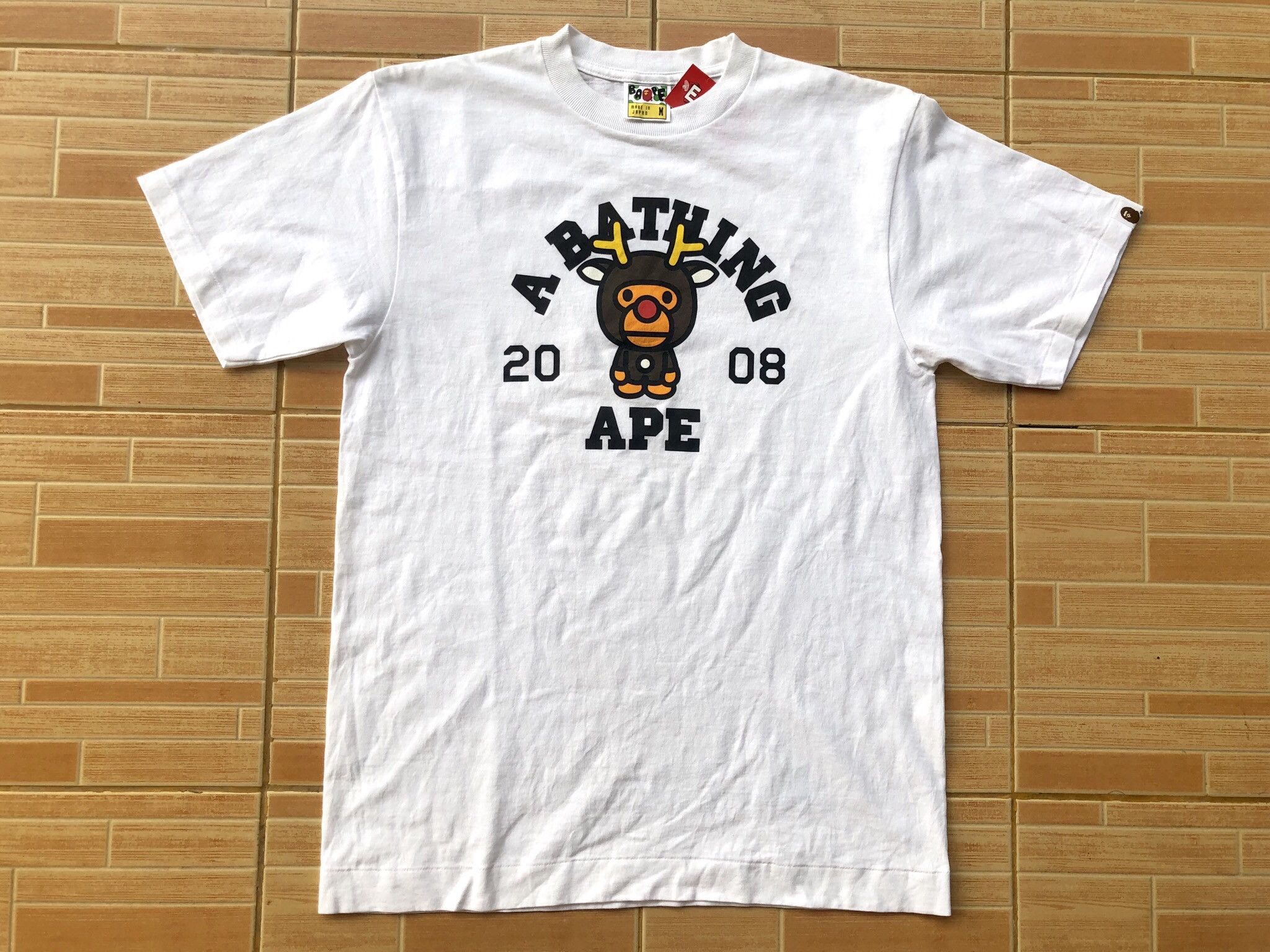 Bape A Bathing Ape Bape Calendar 2008 Tshirts Size US M / EU 48-50 / 2 - 1 Thumbnail