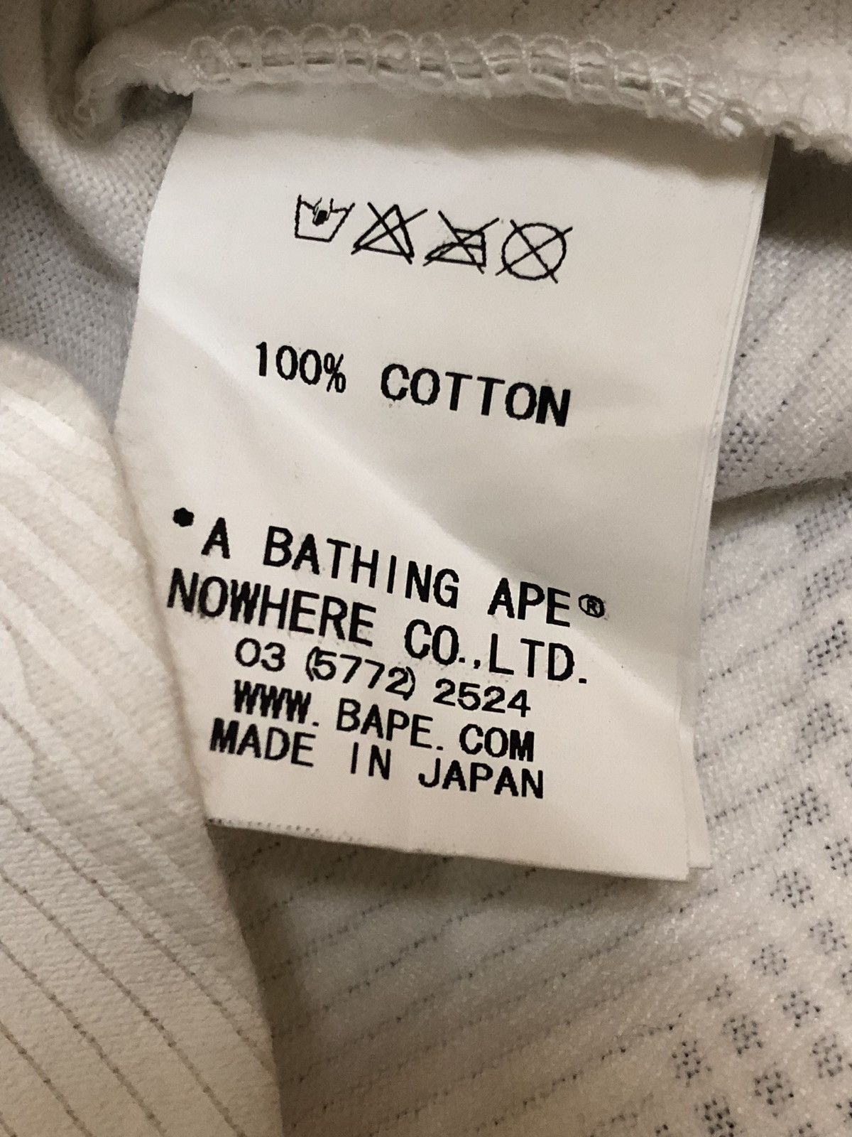 Bape Rare Limited Edition Bape Classic Striped Camo White Size US M / EU 48-50 / 2 - 4 Thumbnail