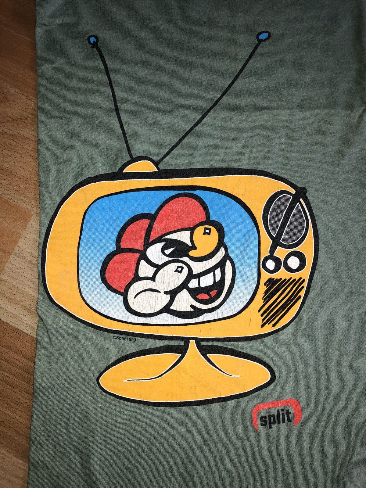 Split Rare Vintage 90s Split Skateboard Shirts Size US L / EU 52-54 / 3 - 3 Thumbnail