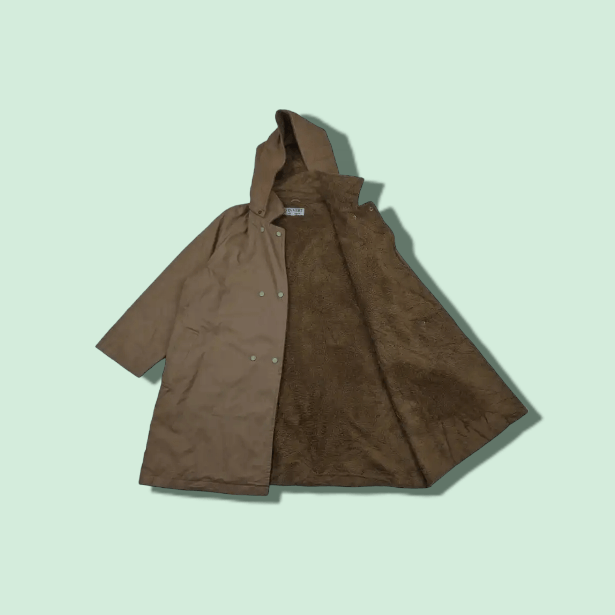 Japanese Brand × Sanyo × Vintage Vintage Japan VIN VERT Sanyo Winter Warm Long Parka Jacket Size L / US 10 / IT 46 - 1 Thumbnail