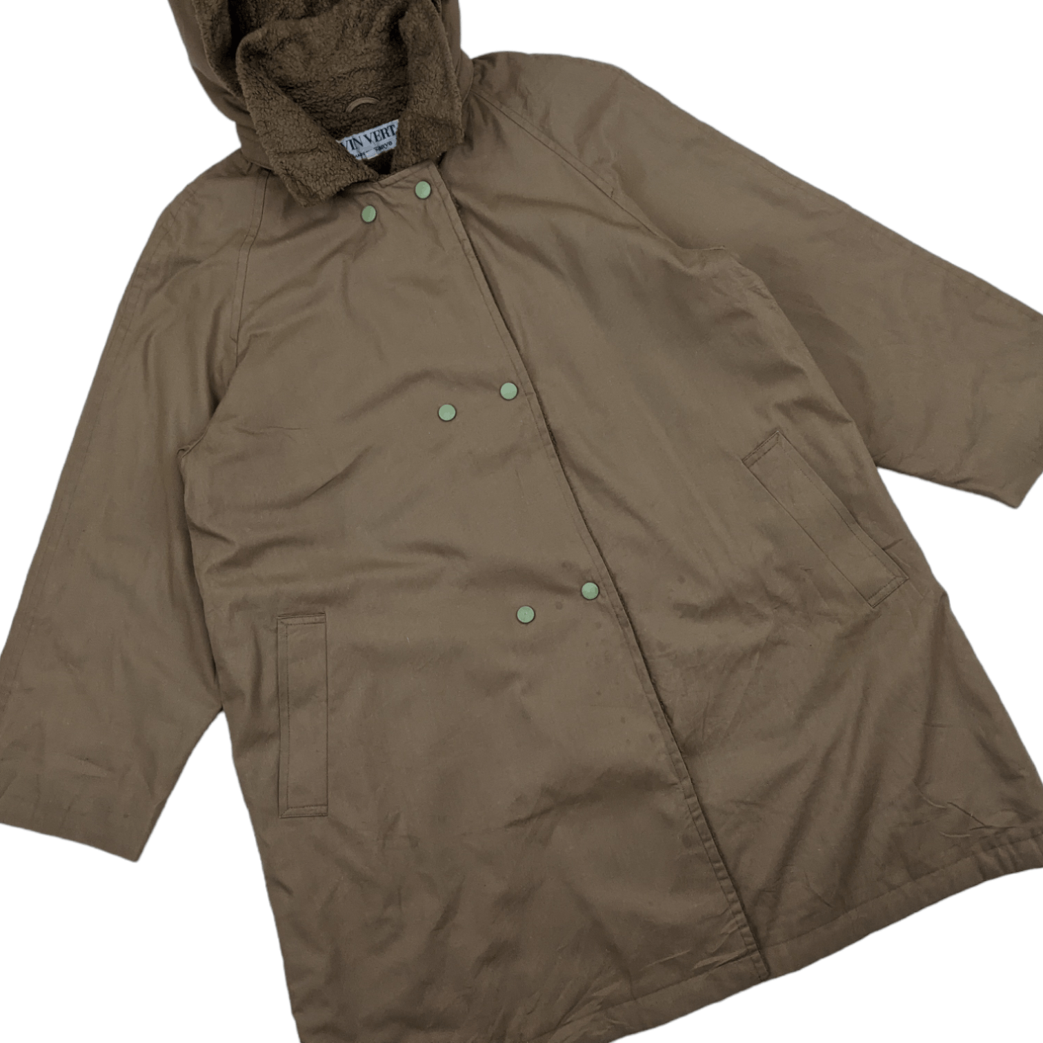 Japanese Brand × Sanyo × Vintage Vintage Japan VIN VERT Sanyo Winter Warm Long Parka Jacket Size L / US 10 / IT 46 - 4 Thumbnail