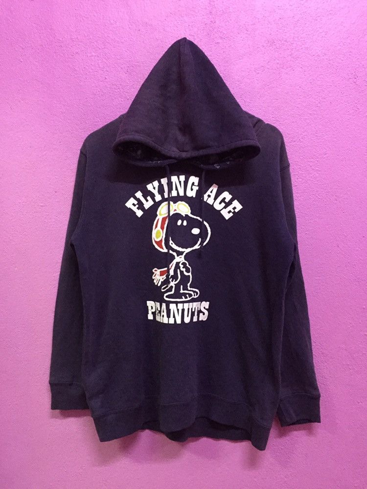 Peanuts Vintage 90's Snoopy Flying Ace Hoodies Size L Size US L / EU 52-54 / 3 - 1 Thumbnail