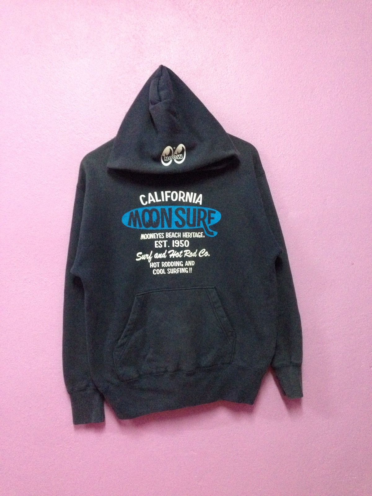 Vintage 90's Mooneyes California Beach Hoodies Size S