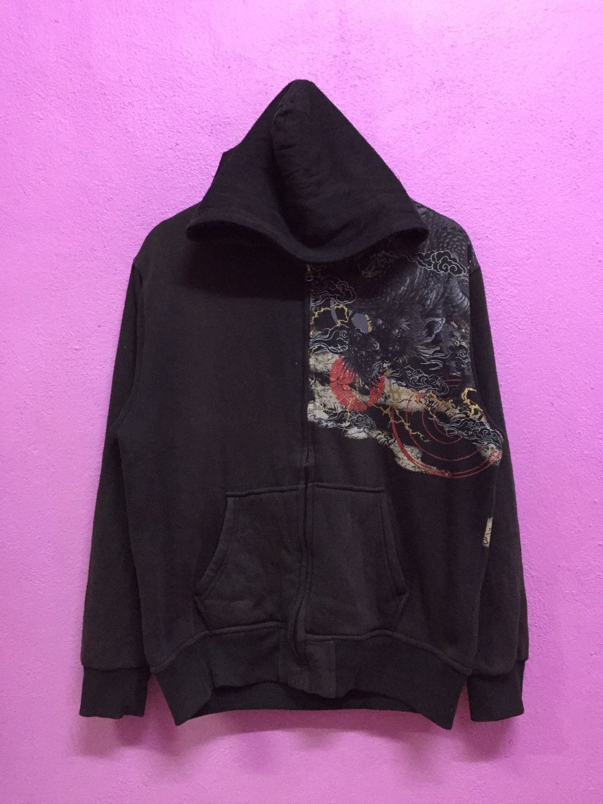 Japanese Brand Vintage Japanese Dragon Big Logo Hoodies Size LL Size US L / EU 52-54 / 3 - 1 Thumbnail