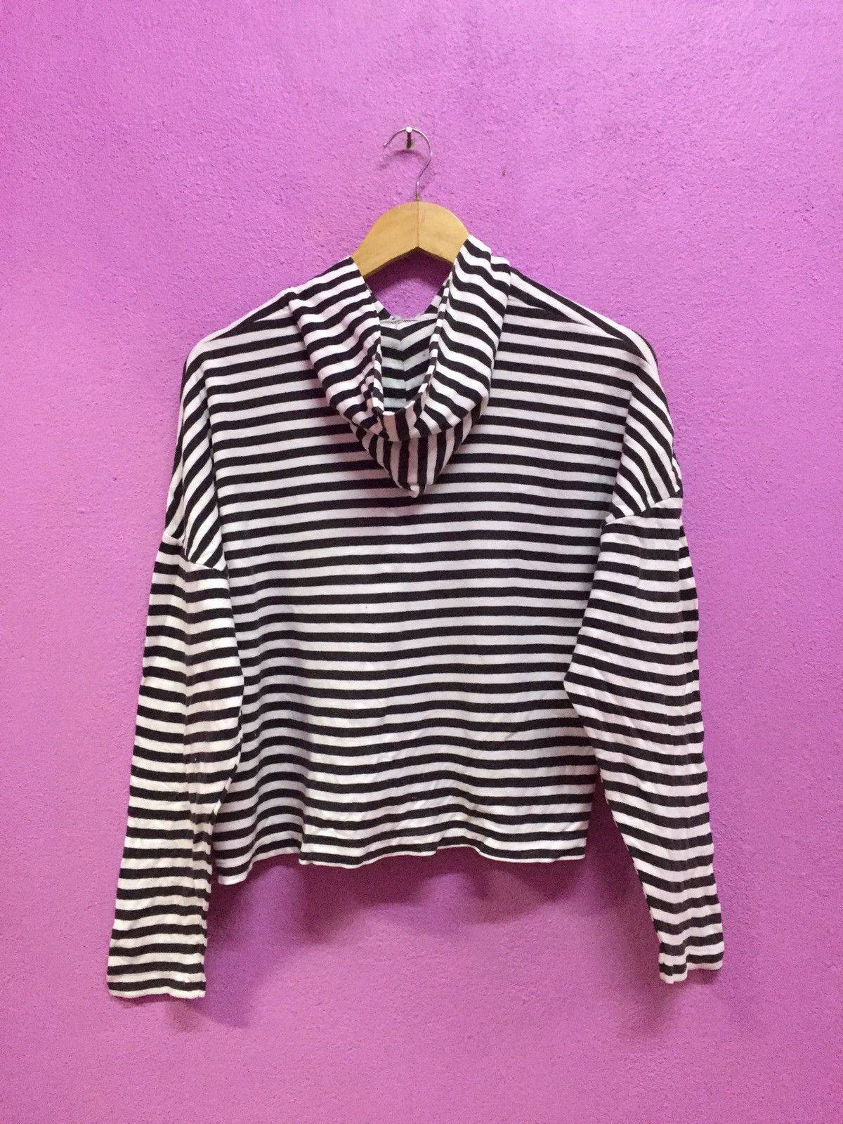 Y's Y’s Yohji Yamamoto Stripe Hoodies Size US S / EU 44-46 / 1 - 2 Thumbnail