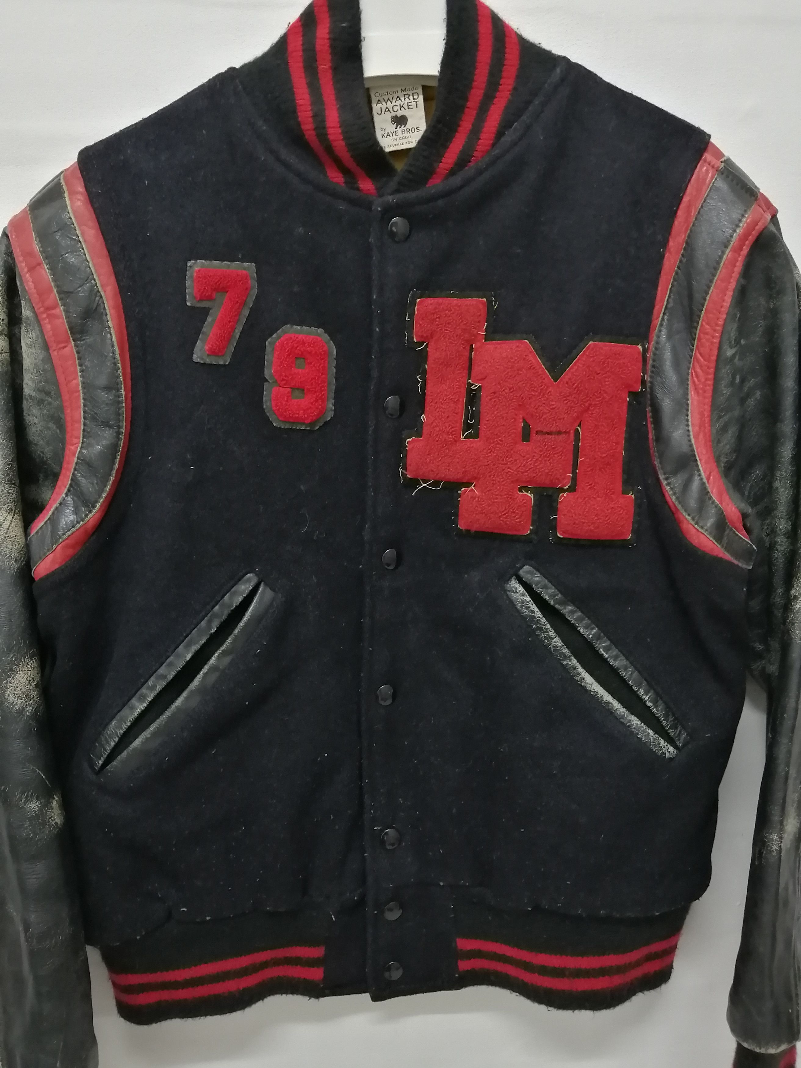 Japanese Brand Award Jacket by KAYE BROS Wool Varsity Jacket Size US L / EU 52-54 / 3 - 3 Thumbnail