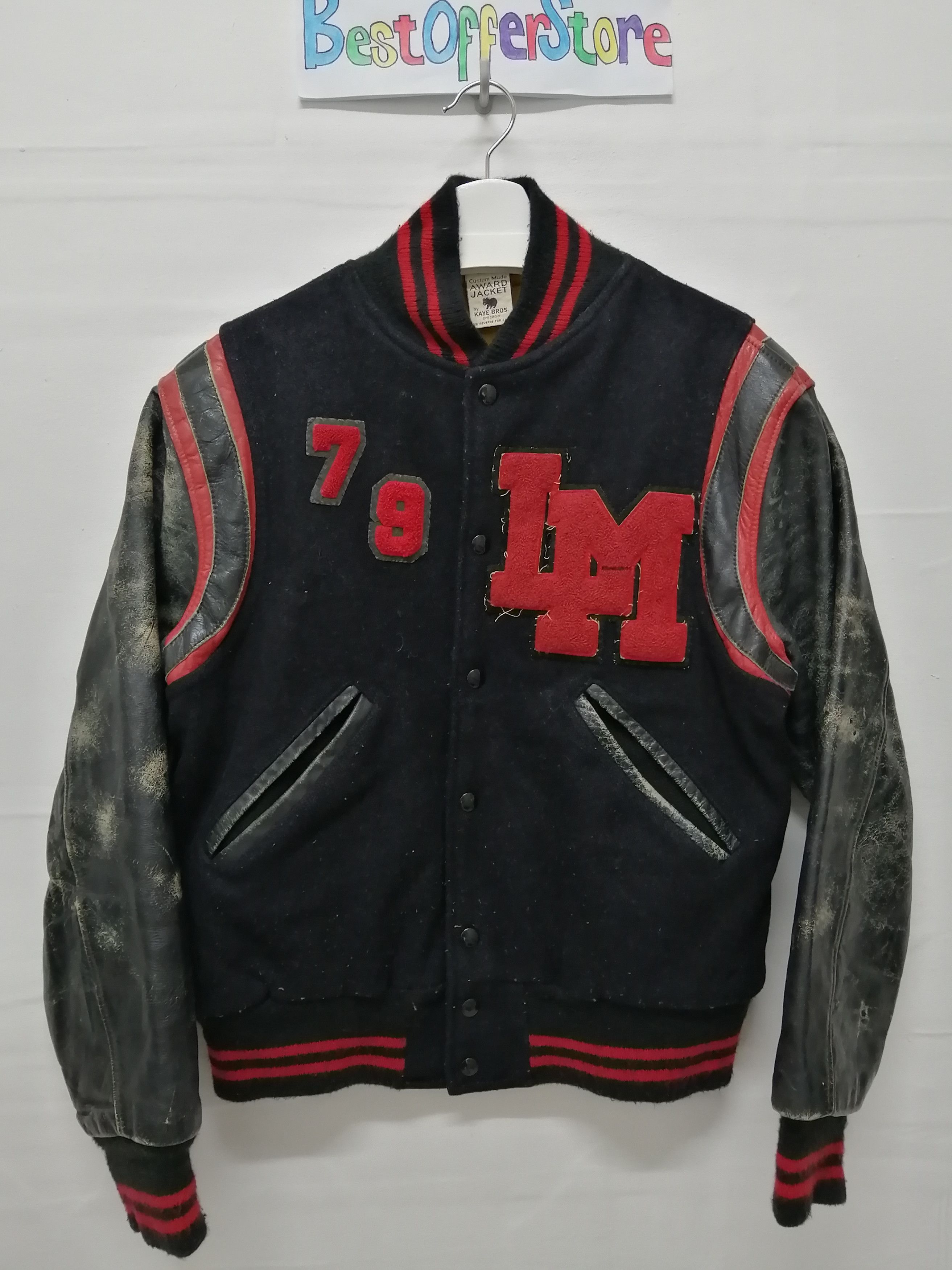 Japanese Brand Award Jacket by KAYE BROS Wool Varsity Jacket Size US L / EU 52-54 / 3 - 2 Thumbnail