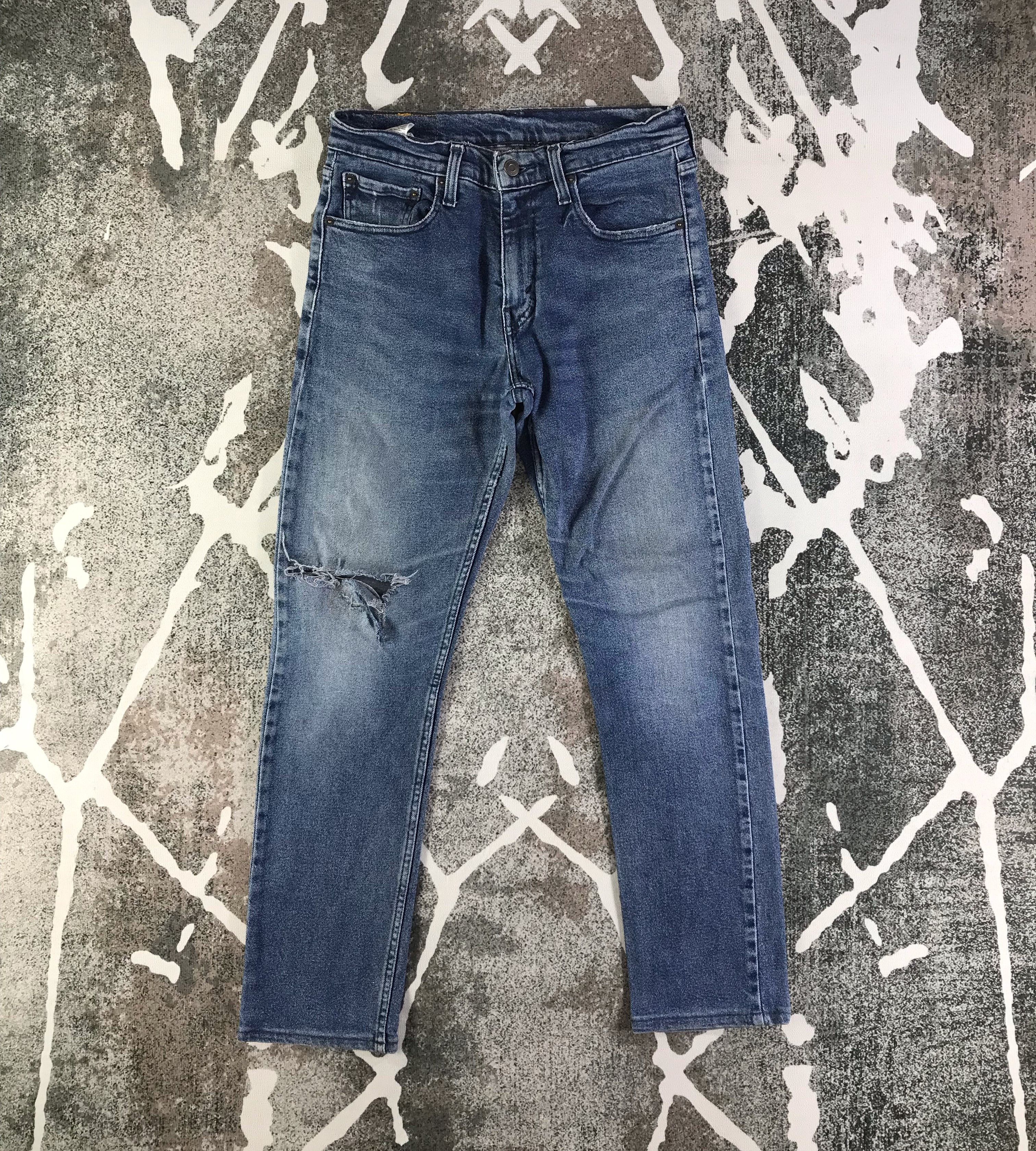 image of Distressed Denim x Levis Vintage Levis 502 Jeans Faded Blue Denim, Men's (Size 30)
