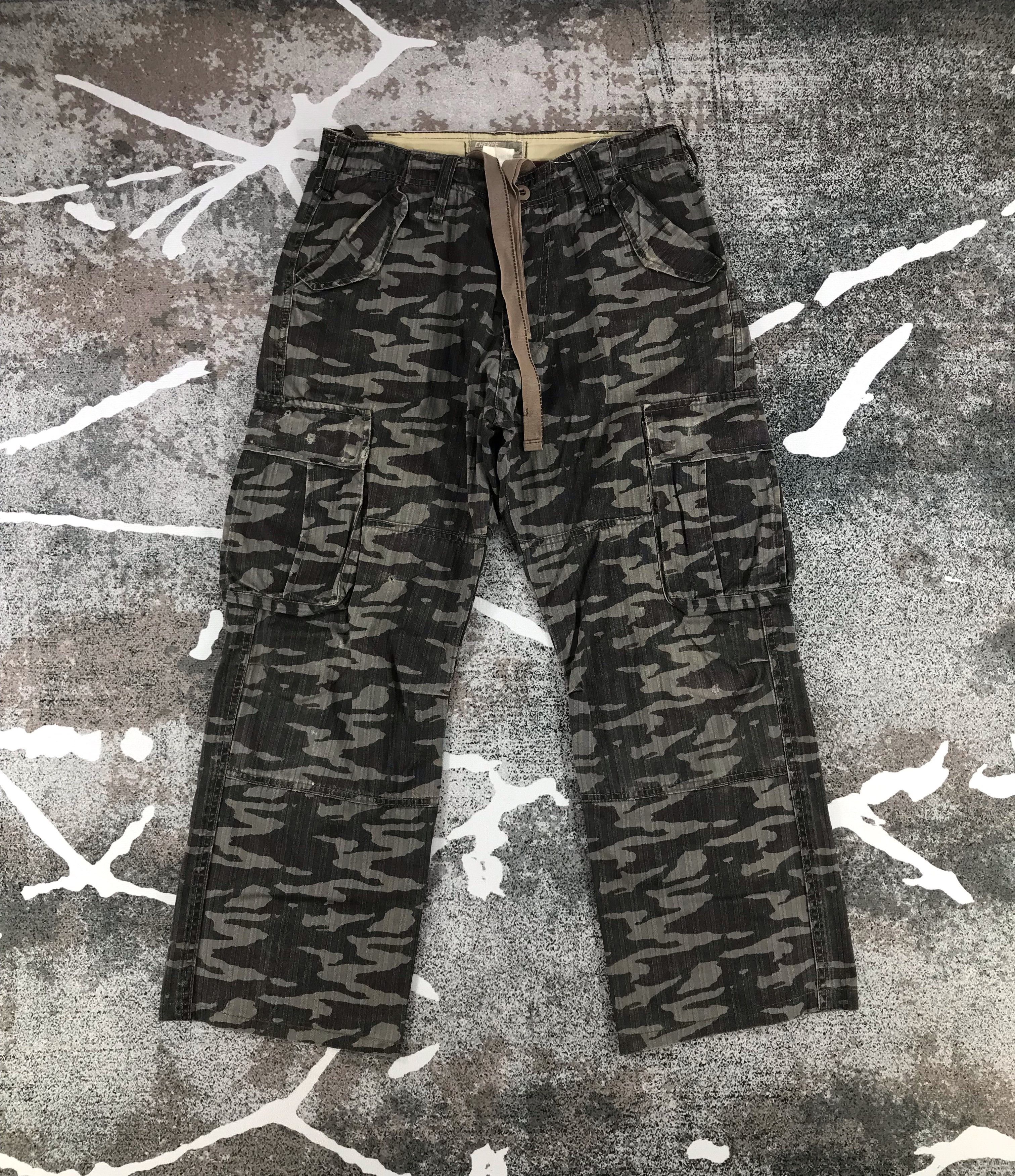 Vintage Cherve Military Cargo Pants Parachute Tactical Pants | Grailed