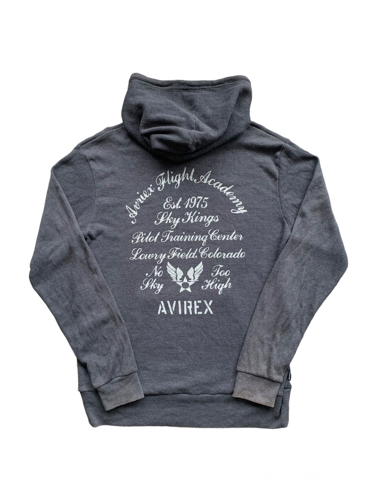 Avirex 💸BINDINGOFFER💸Vintage Avirex Thermal Hoodie Size US L / EU 52-54 / 3 - 2 Thumbnail