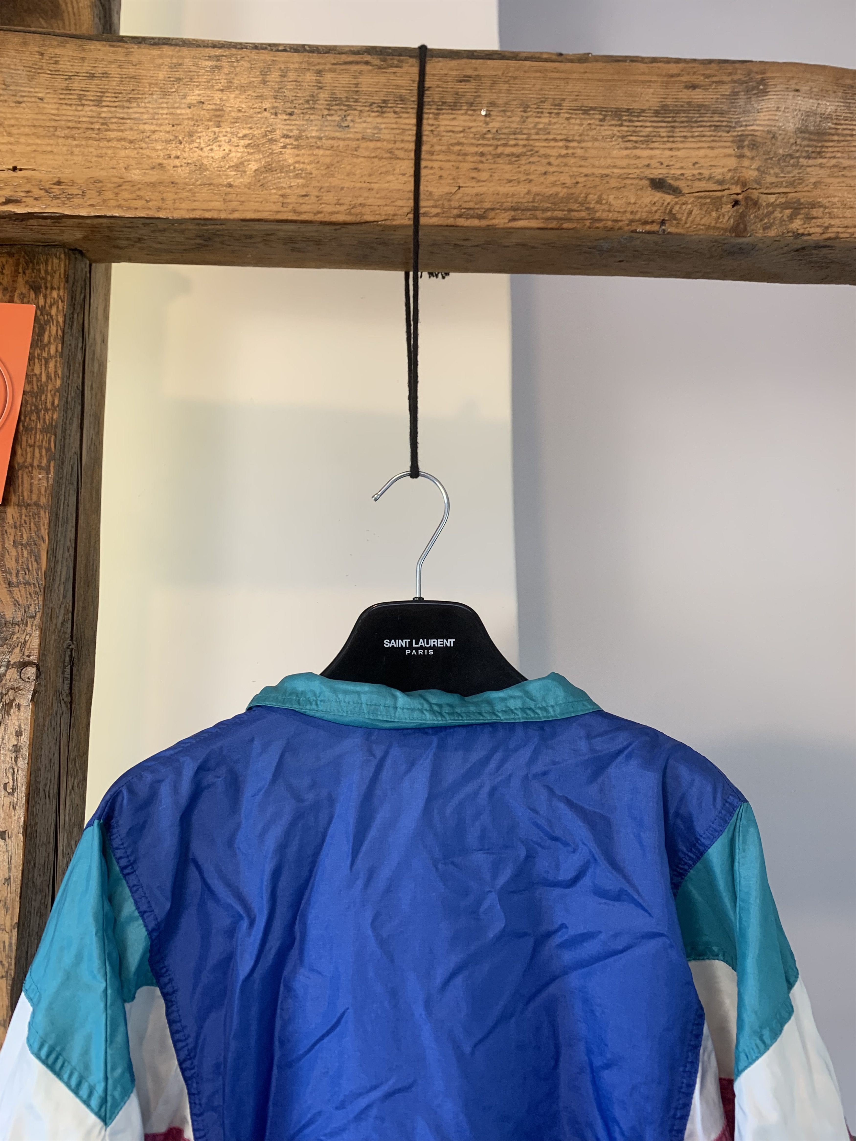 Adidas × Vintage 90s Adidas Retro Blue Windbreaker Jacket M Size US M / EU 48-50 / 2 - 7 Thumbnail