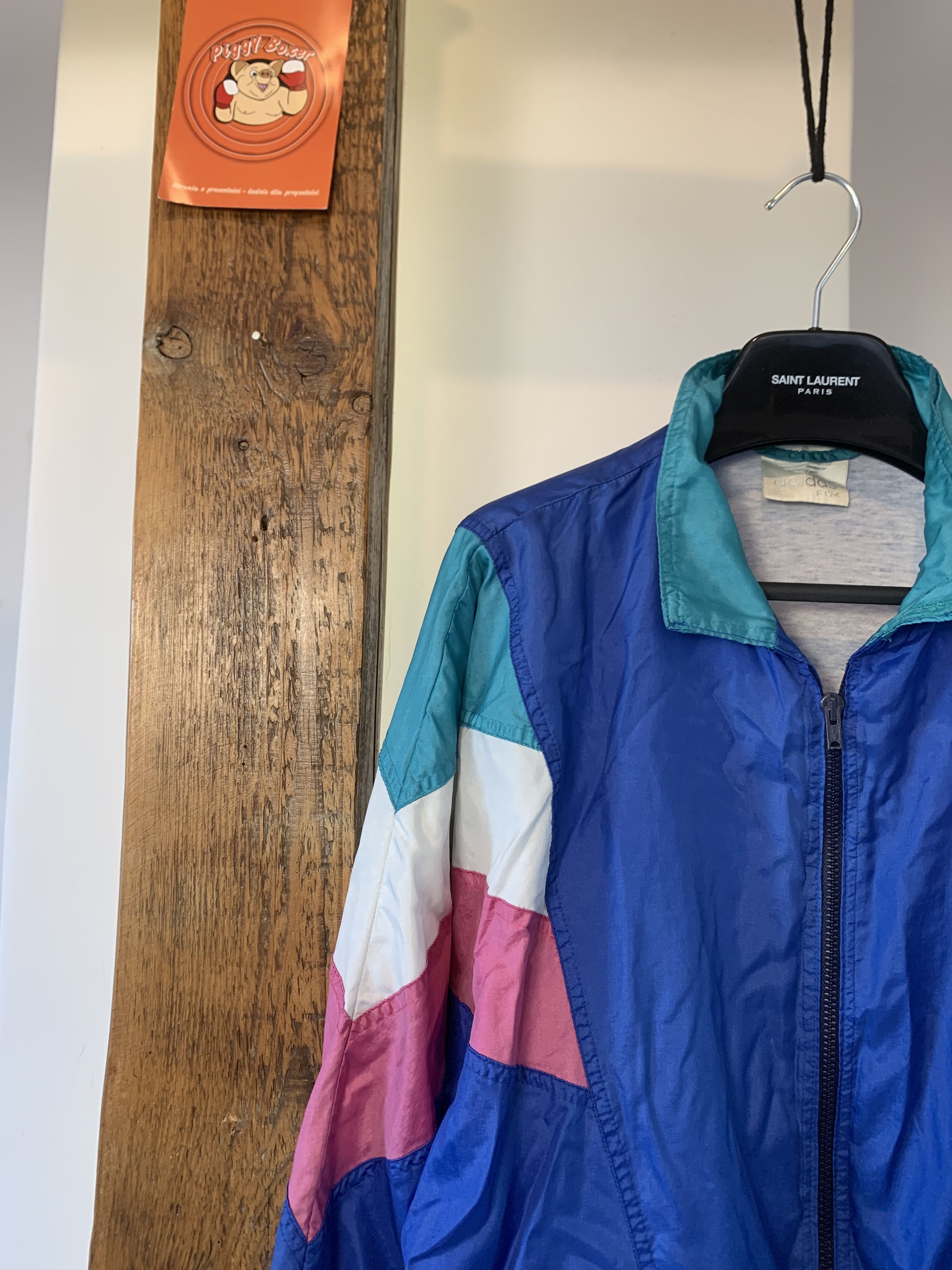 Adidas × Vintage 90s Adidas Retro Blue Windbreaker Jacket M Size US M / EU 48-50 / 2 - 4 Thumbnail
