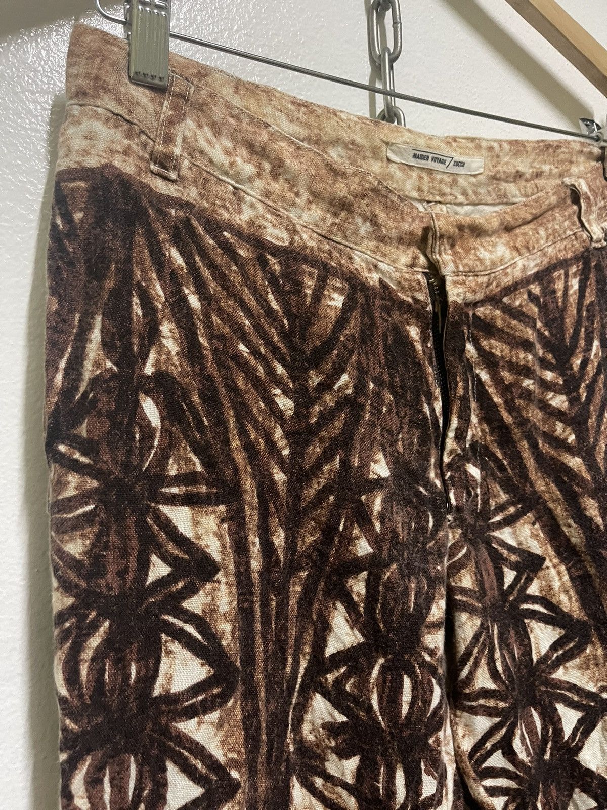 CABANE de ZUCCa × Issey Miyake × Zucca Maiden Voyage Zucca Full Printed Pants Two Pocket Size 28" / US 6 / IT 42 - 2 Thumbnail