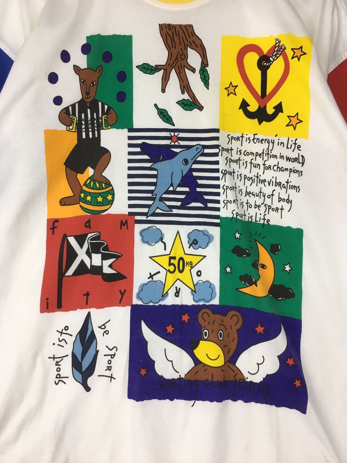 Designer × Jean Charles De Castelbajac × Vintage Rare vintage Castelbajac full print men tshirt Size US L / EU 52-54 / 3 - 4 Thumbnail