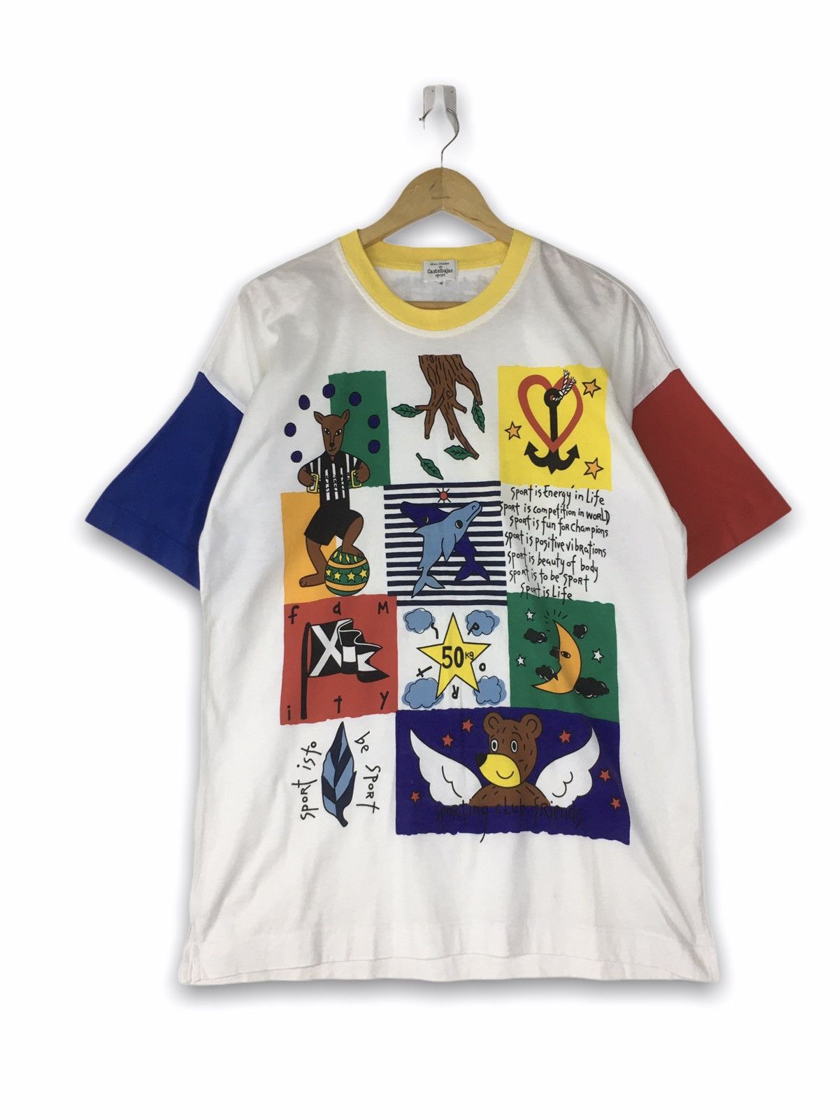 Designer × Jean Charles De Castelbajac × Vintage Rare vintage Castelbajac full print men tshirt Size US L / EU 52-54 / 3 - 1 Thumbnail
