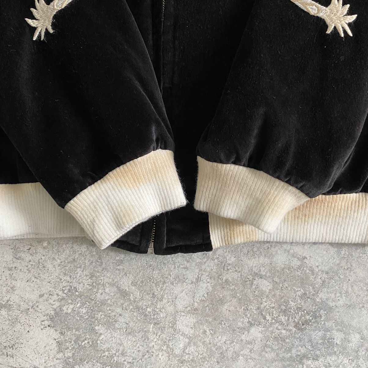 Vintage Vintage Saintpain Velvet Black Sukajan Souvenir Jacket Size US M / EU 48-50 / 2 - 9 Thumbnail