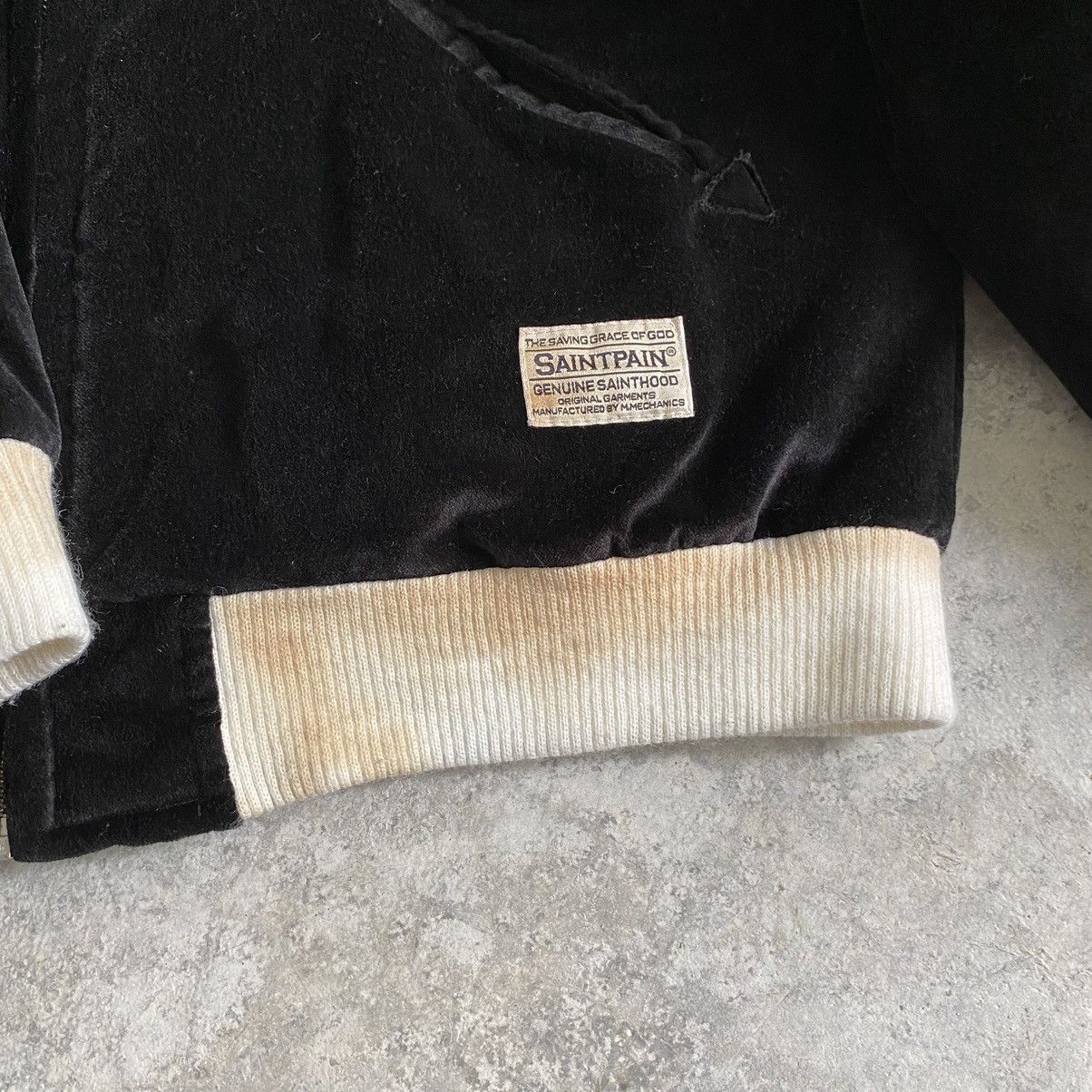 Vintage Vintage Saintpain Velvet Black Sukajan Souvenir Jacket Size US M / EU 48-50 / 2 - 10 Thumbnail