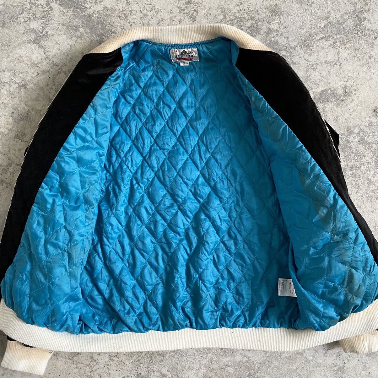 Vintage Vintage Saintpain Velvet Black Sukajan Souvenir Jacket Size US M / EU 48-50 / 2 - 16 Thumbnail
