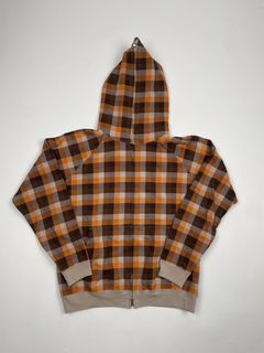 Bape Orange Full Zip | Grailed