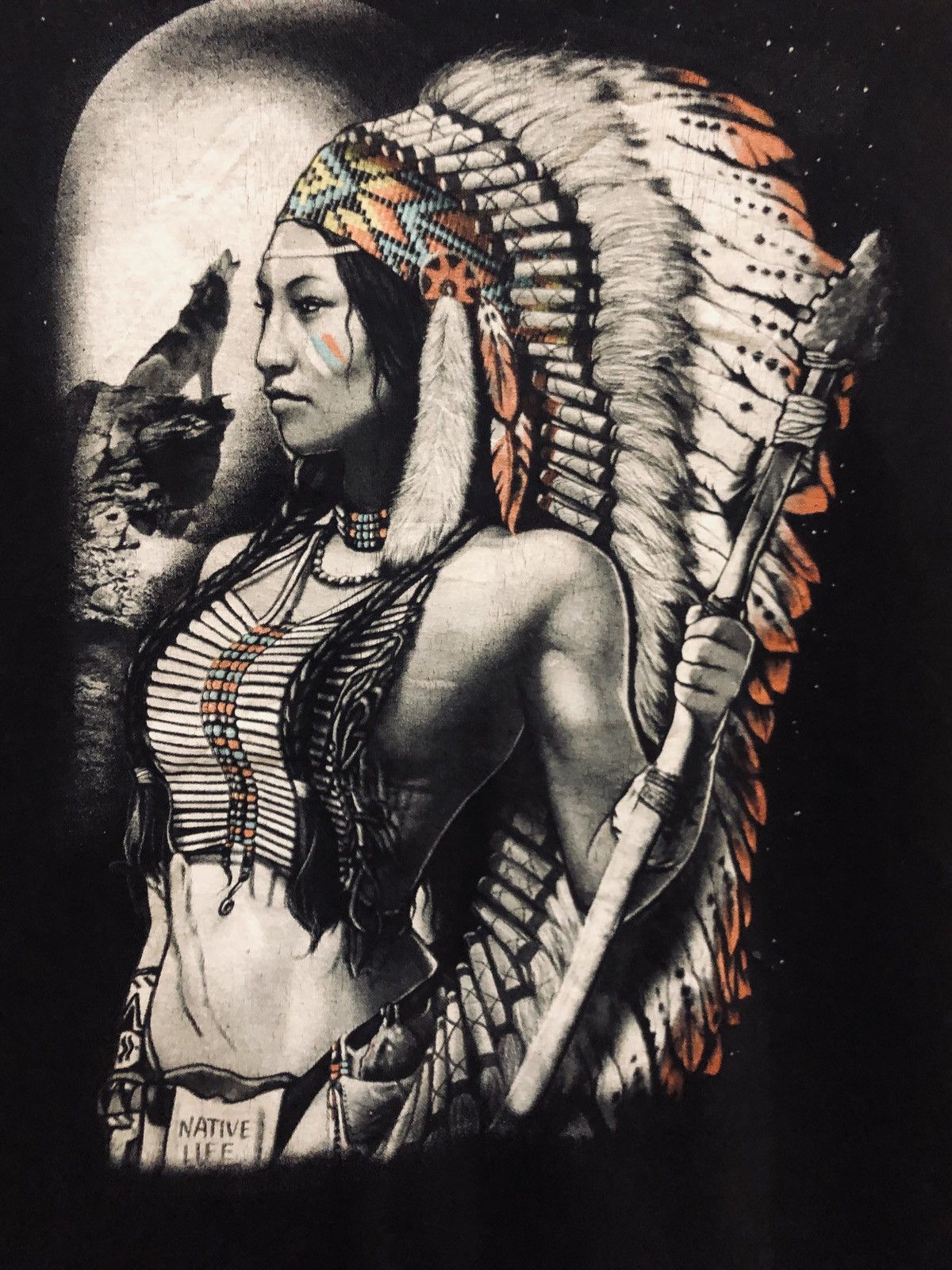 Native × Vintage SEXY GIRLS RED INDIAN TEE Size US XL / EU 56 / 4 - 2 Thumbnail
