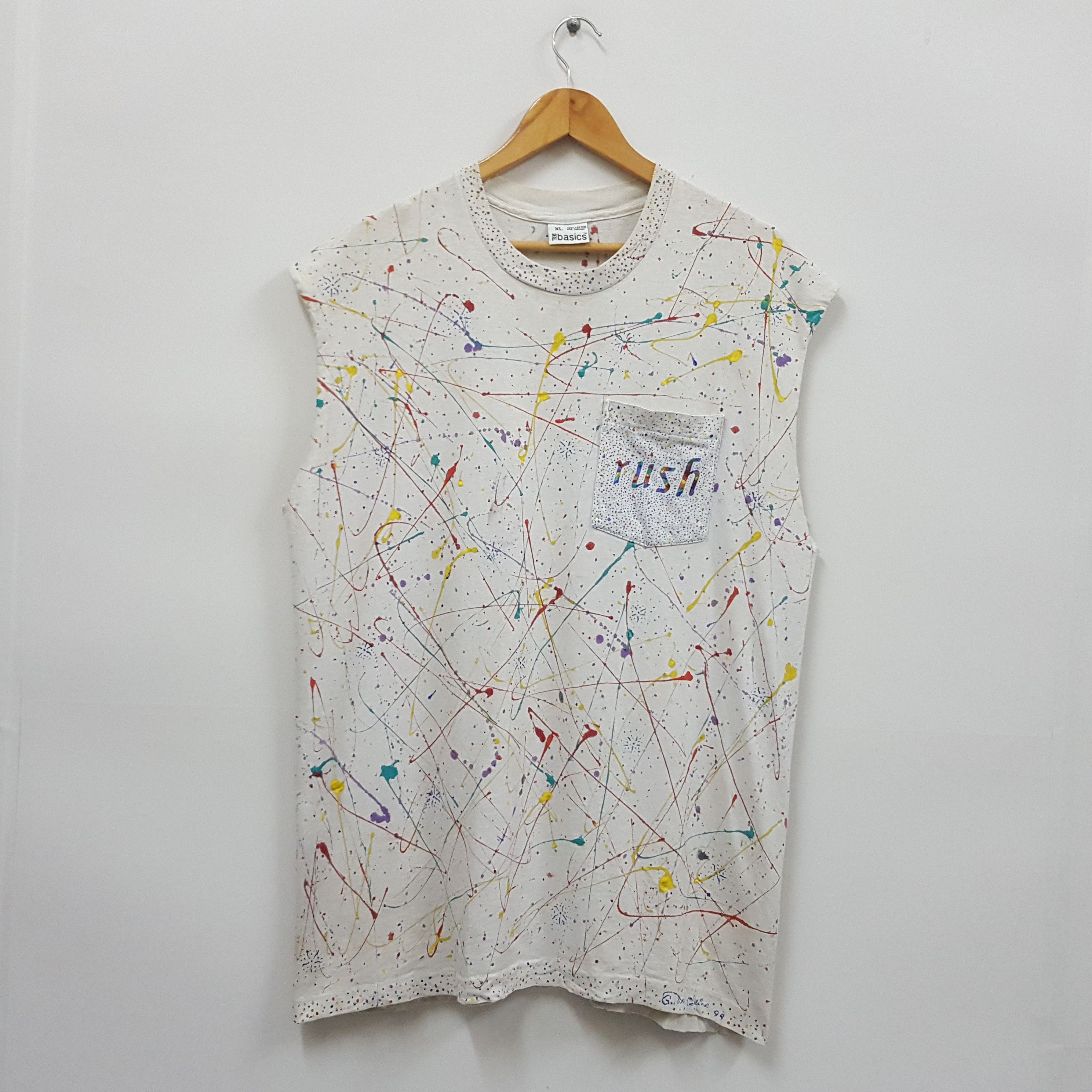 Band Tees × Vintage Vintage 90's Rush Canadian Rock Band rare t-shirt USA Size US L / EU 52-54 / 3 - 3 Thumbnail