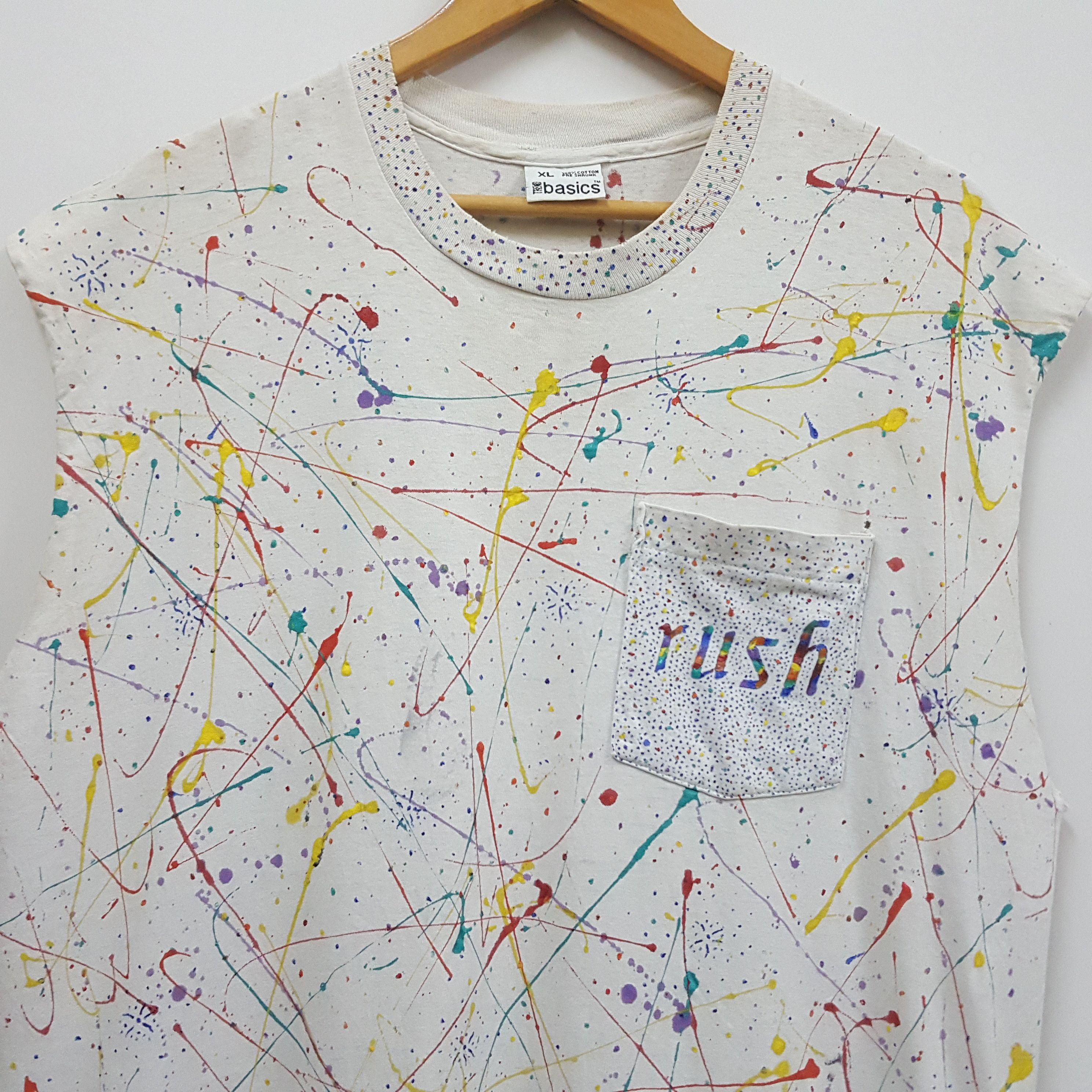 Band Tees × Vintage Vintage 90's Rush Canadian Rock Band rare t-shirt USA Size US L / EU 52-54 / 3 - 2 Thumbnail