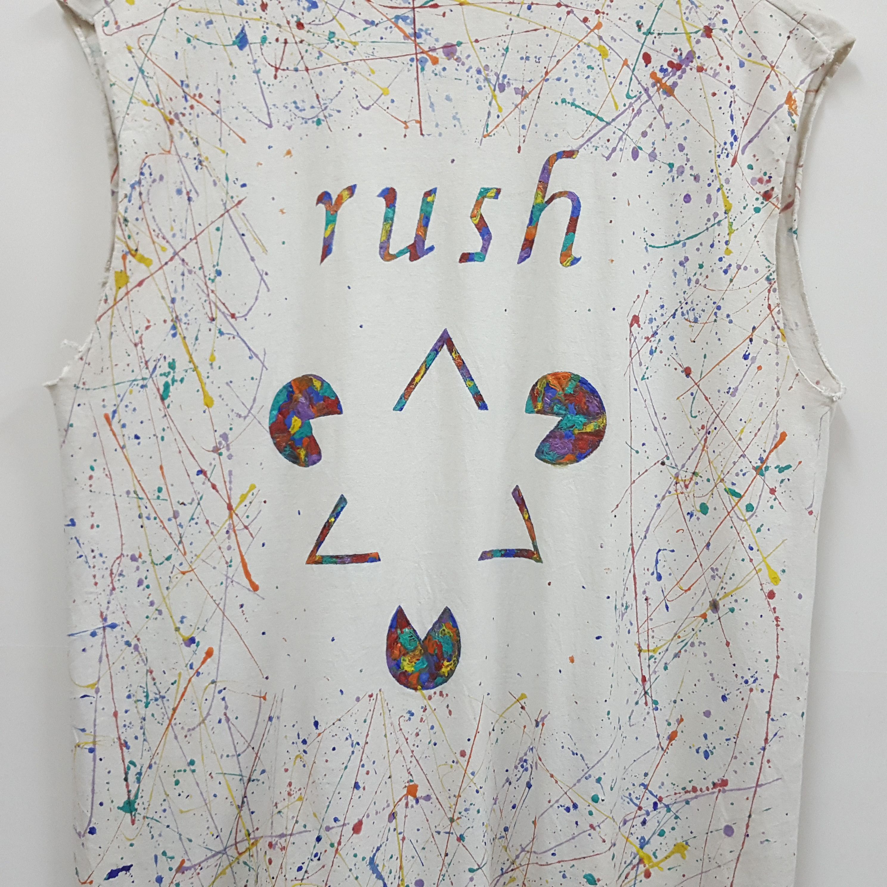 Band Tees × Vintage Vintage 90's Rush Canadian Rock Band rare t-shirt USA Size US L / EU 52-54 / 3 - 4 Thumbnail