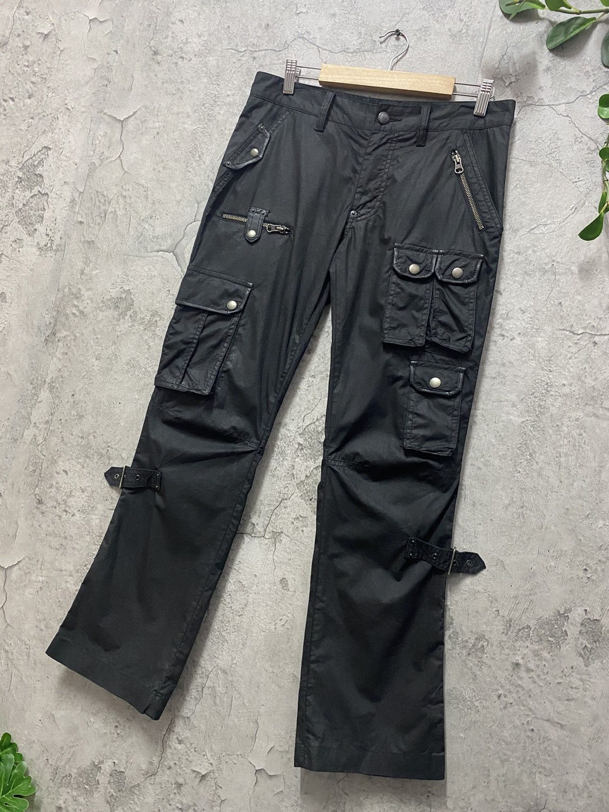 Designer × Japanese Brand CustomCulture Japan Parasite Bondage Utility Cargo Pants Size US 30 / EU 46 - 3 Thumbnail