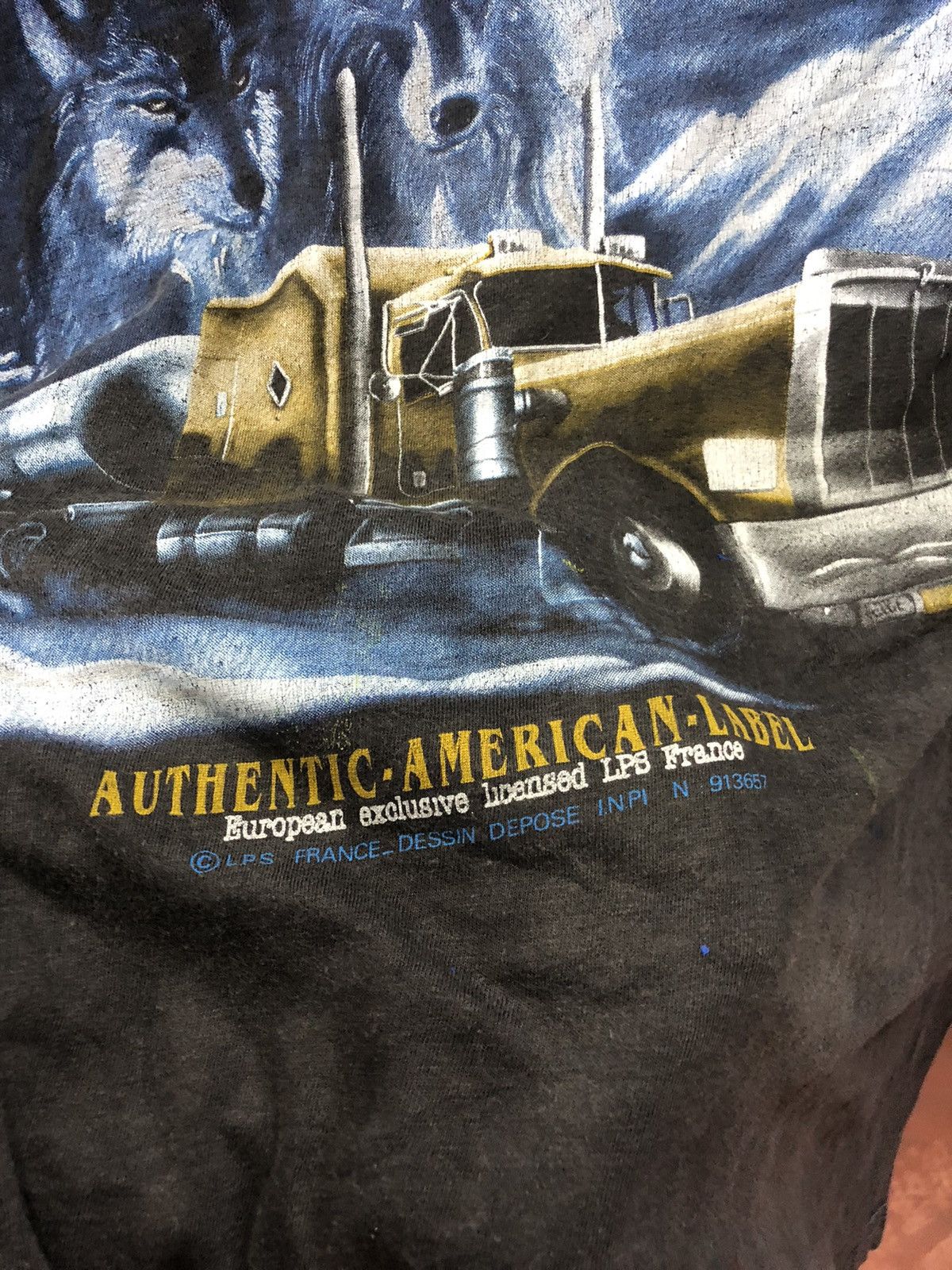 Native × Vintage Vintage Trucker and Wolf distressed Size US XL / EU 56 / 4 - 3 Thumbnail