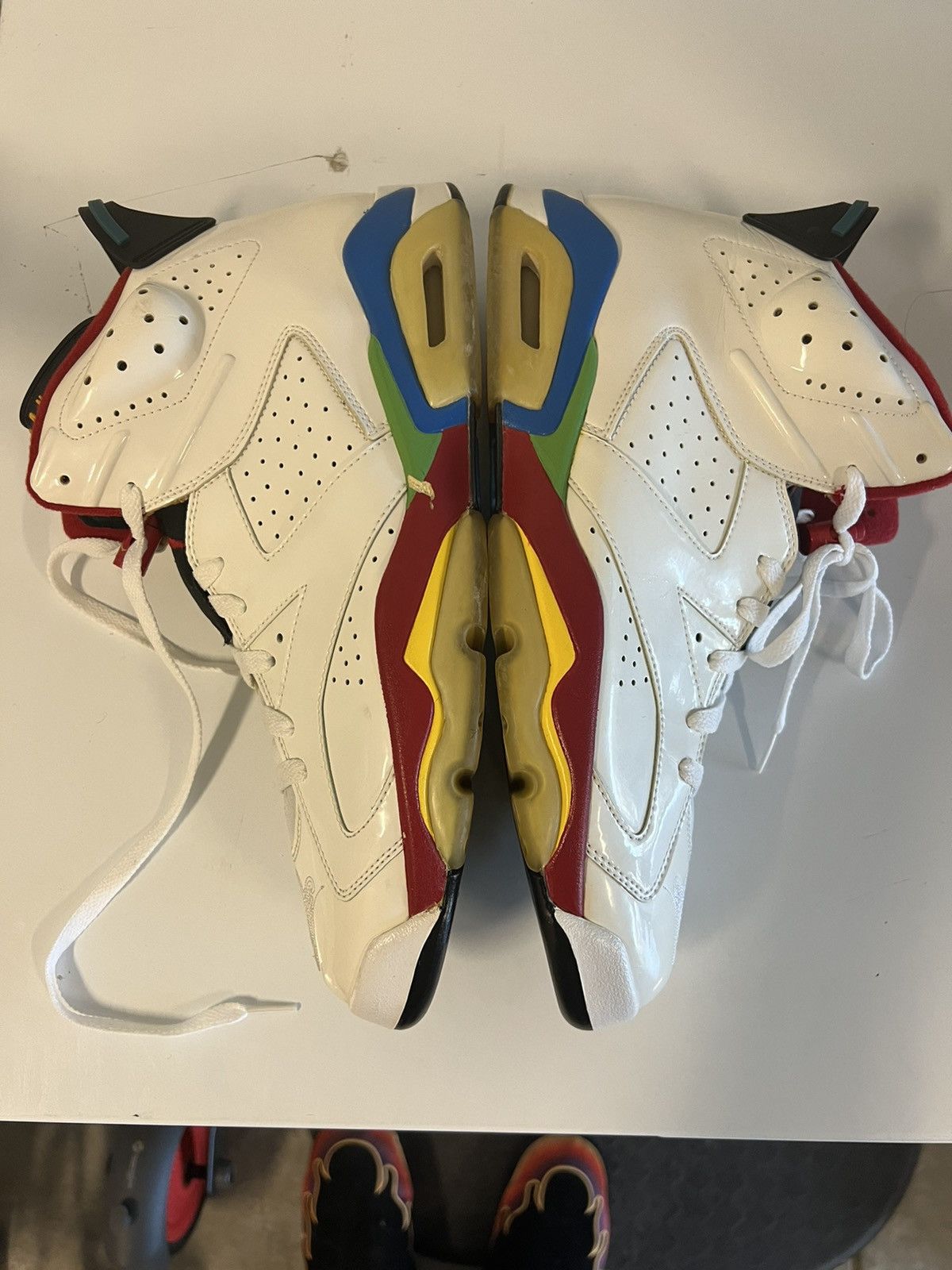 Nike Air Jordan 6 Retro Olympic 2008 Size US 13 / EU 46 - 3 Thumbnail