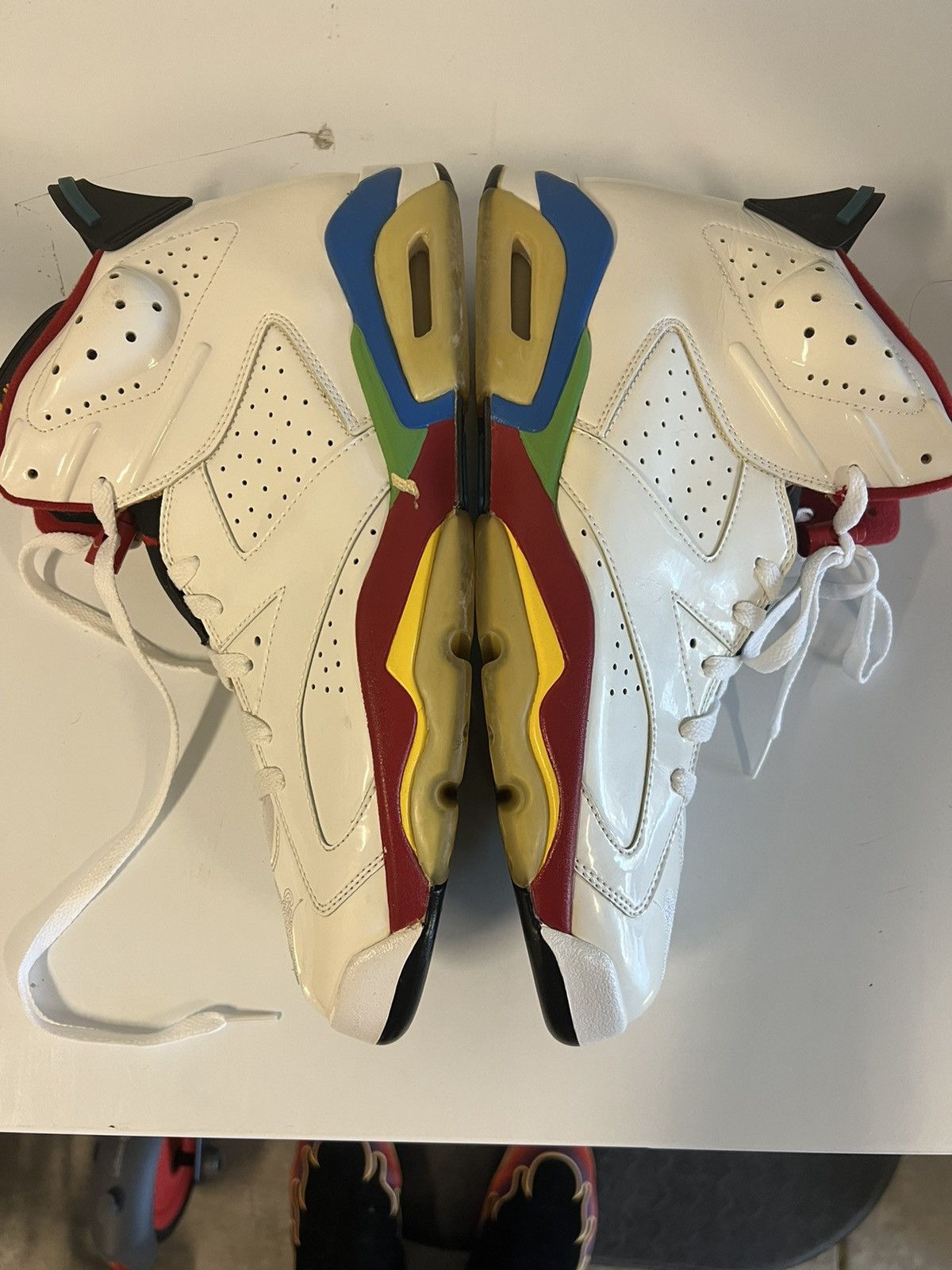 Nike Air Jordan 6 Retro Olympic 2008 Size US 13 / EU 46 - 4 Thumbnail