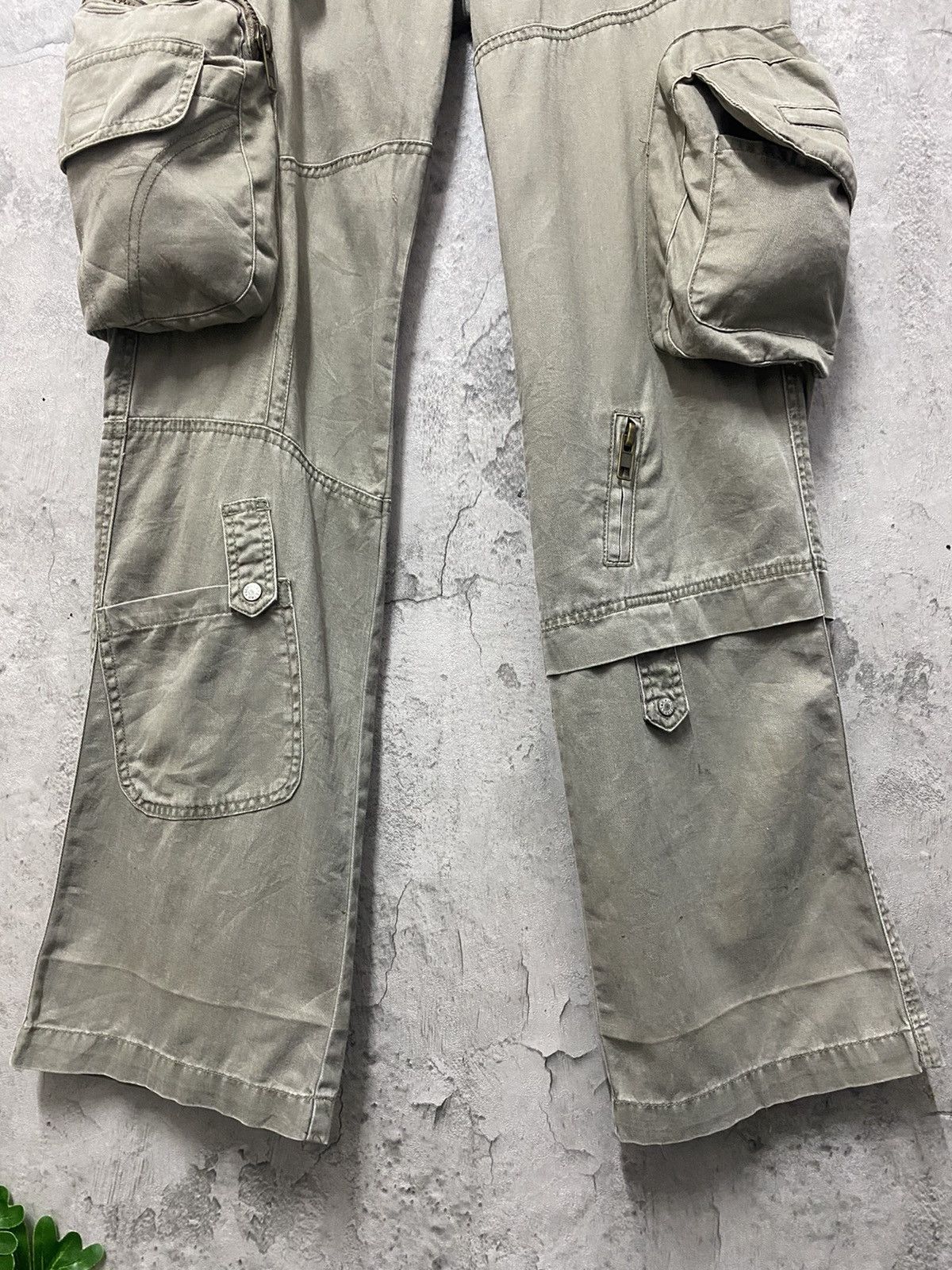 Designer × Japanese Brand Vanilla sky Japan Reconstructed Gas Mask Cargo Pants Vintage Size US 30 / EU 46 - 5 Thumbnail