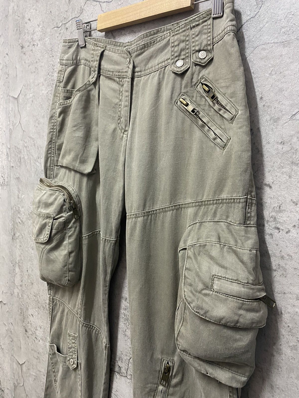 Designer × Japanese Brand Vanilla sky Japan Reconstructed Gas Mask Cargo Pants Vintage Size US 30 / EU 46 - 6 Thumbnail