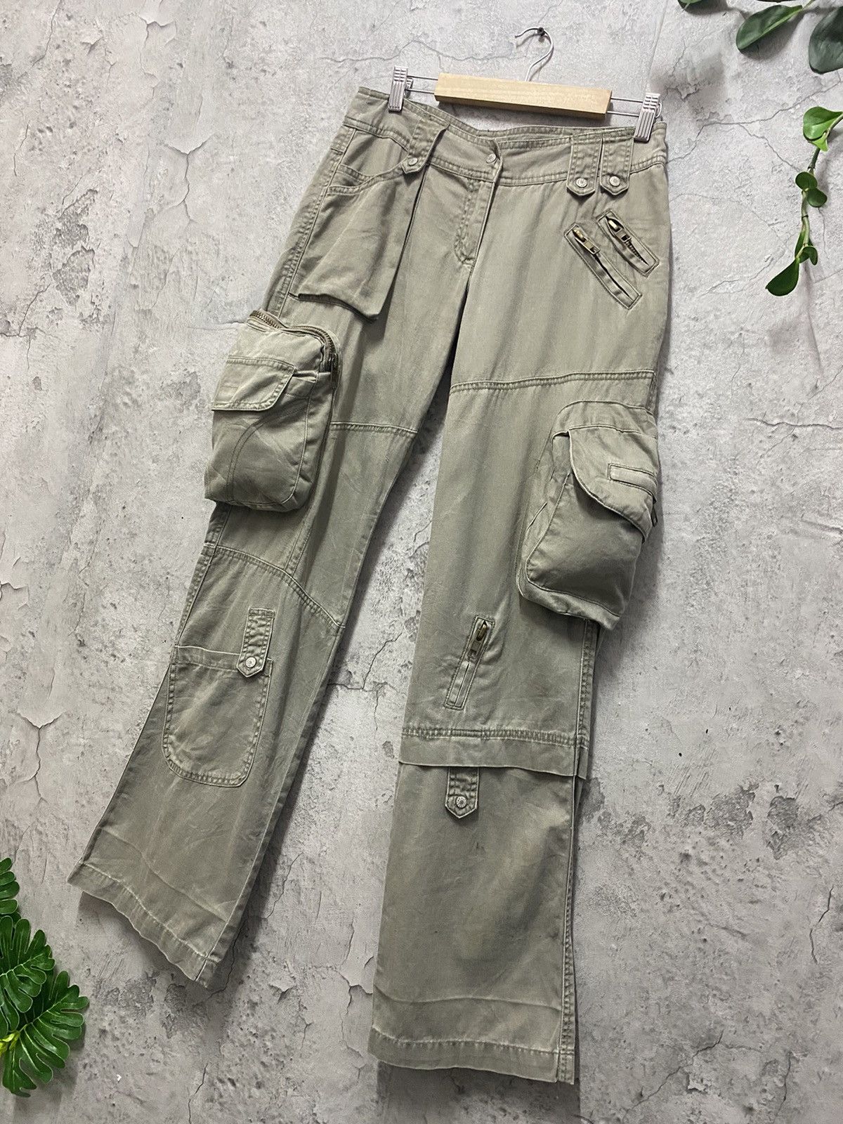 Designer × Japanese Brand Vanilla sky Japan Reconstructed Gas Mask Cargo Pants Vintage Size US 30 / EU 46 - 3 Thumbnail