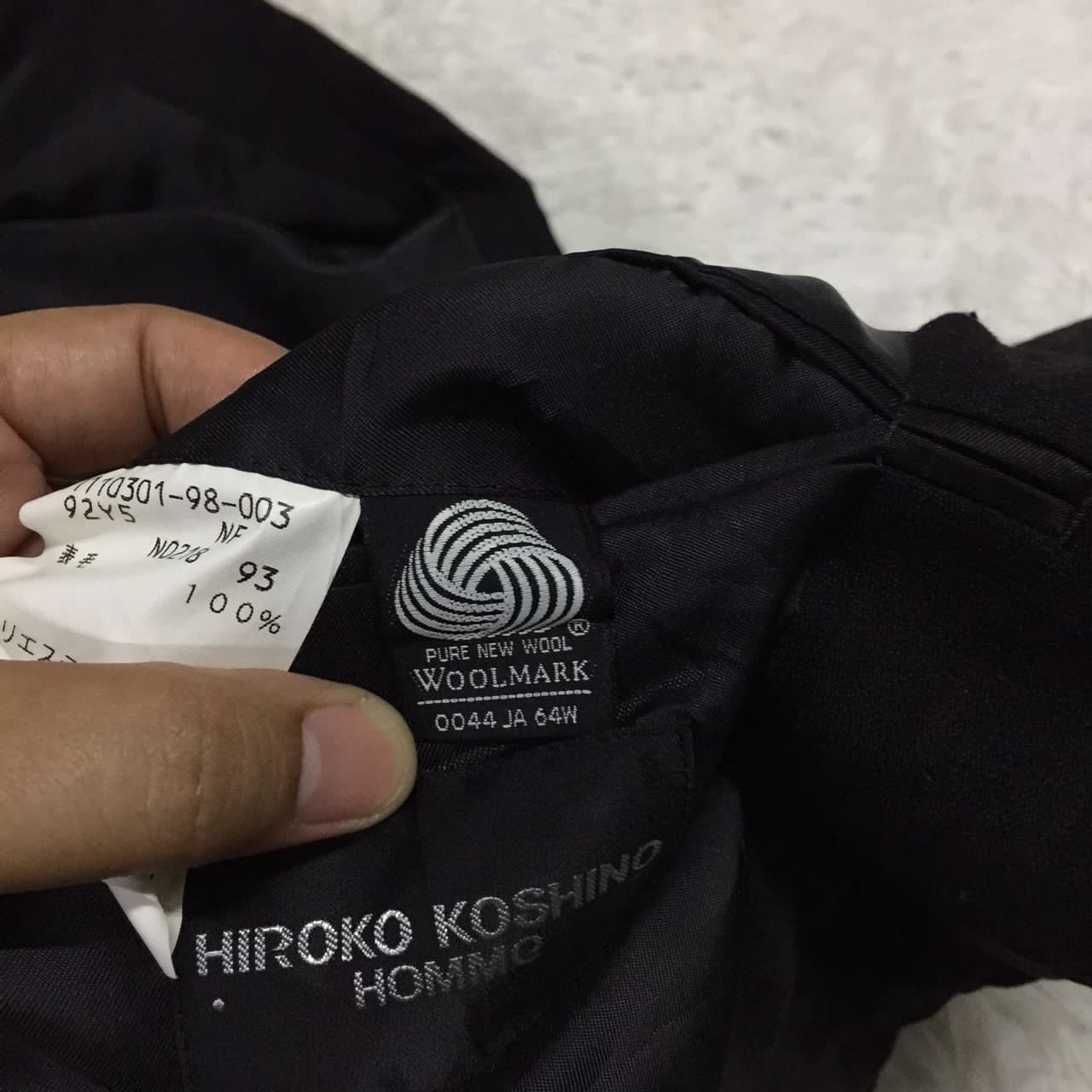 Hiroko Koshino Homme Hiroko Koshino Homme Jacket Coat Made in Japan Size US M / EU 48-50 / 2 - 8 Thumbnail