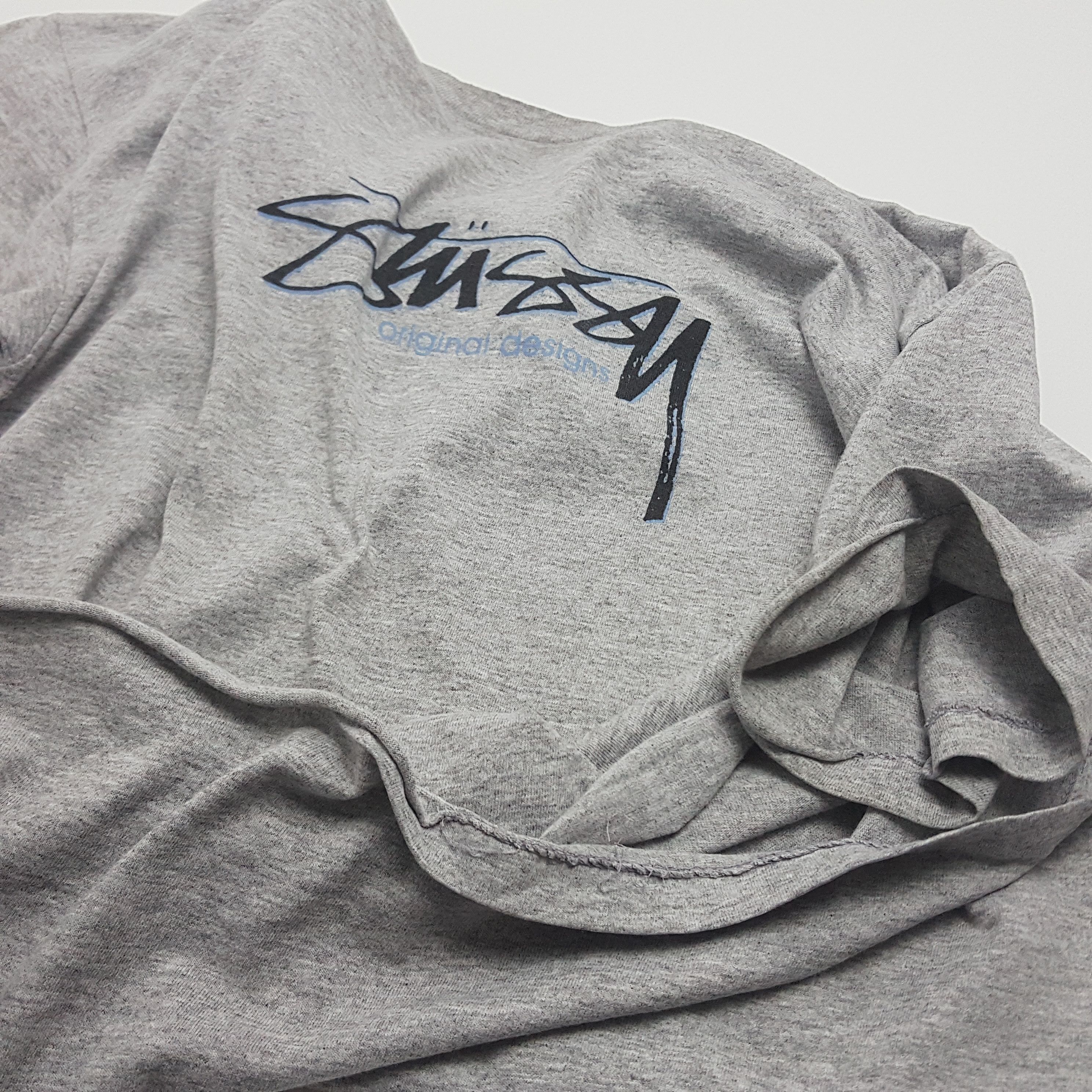 Stussy × Vintage Vintage STUSSY big logo t-shirt made in USA Size US L / EU 52-54 / 3 - 4 Thumbnail