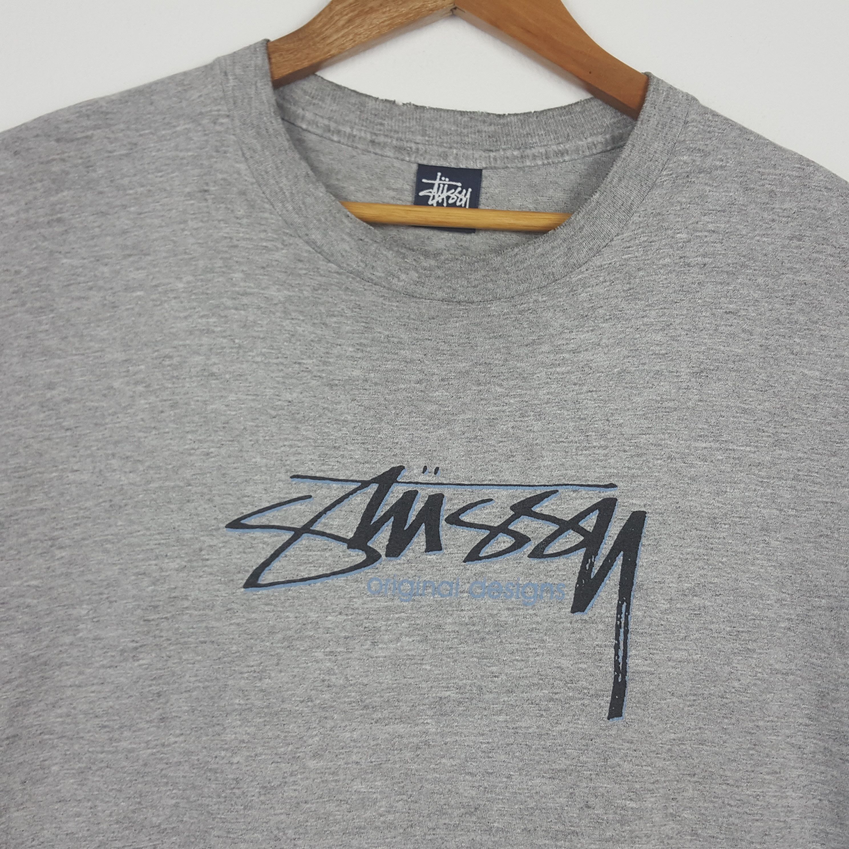 Stussy × Vintage Vintage STUSSY big logo t-shirt made in USA Size US L / EU 52-54 / 3 - 3 Thumbnail