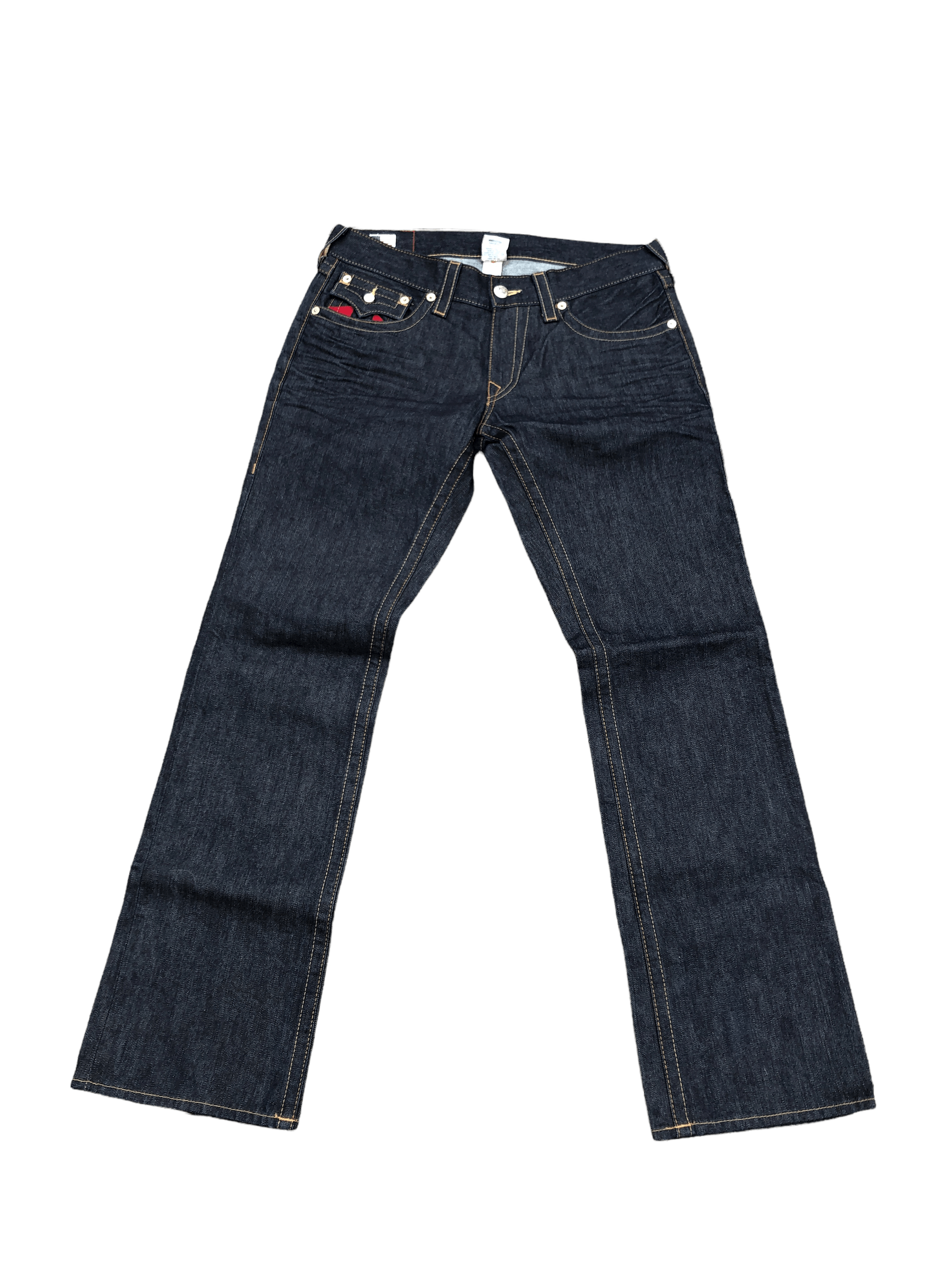 True Religion × Vintage Vintage True Religion Jeans Size 33 RICKY Red Horshoe Size US 33 - 4 Thumbnail
