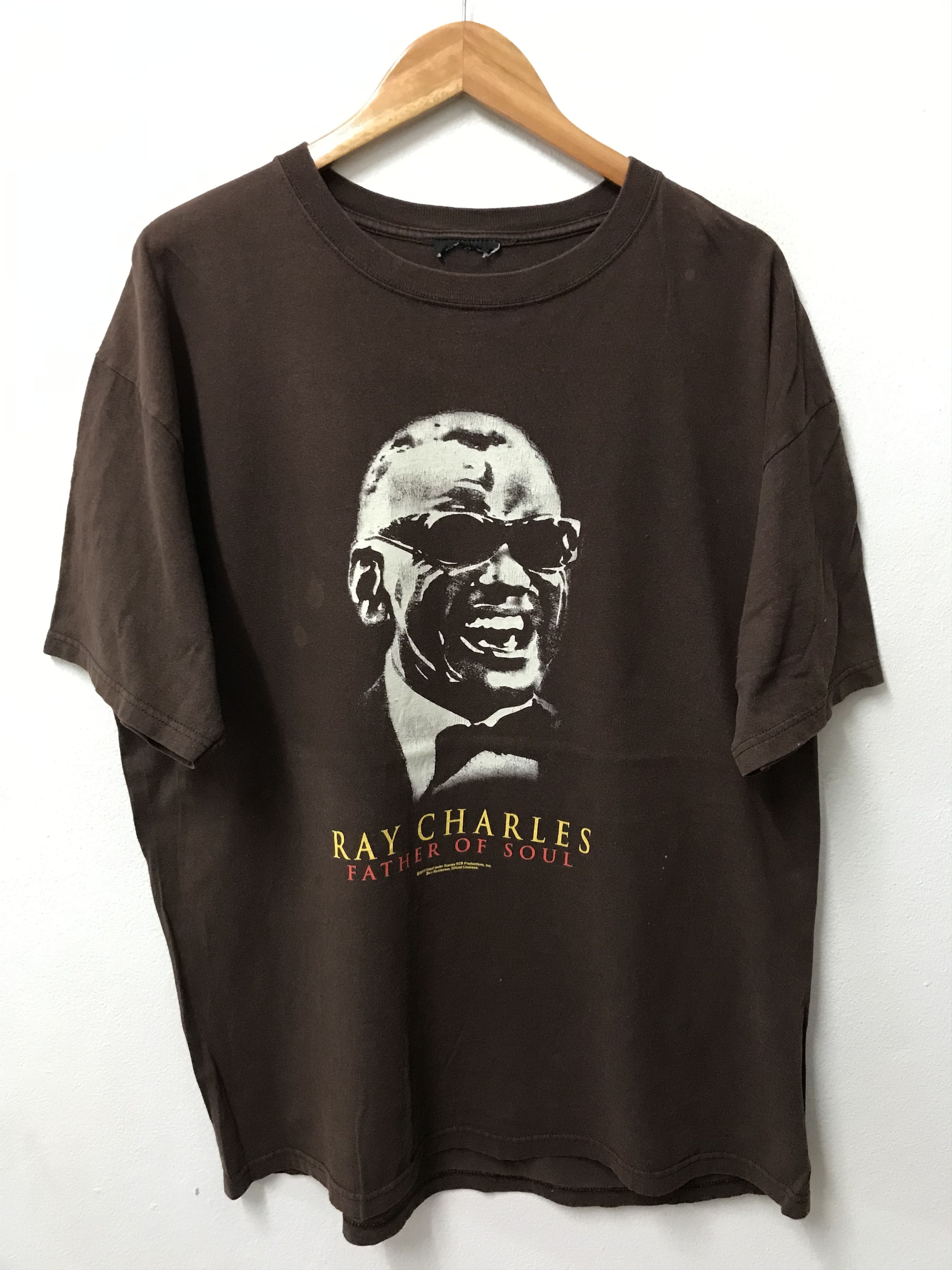Band Tees × Rap Tees × Vintage Vintage 2005 Ray Charles T-shirt Size US XXL / EU 58 / 5 - 1 Thumbnail