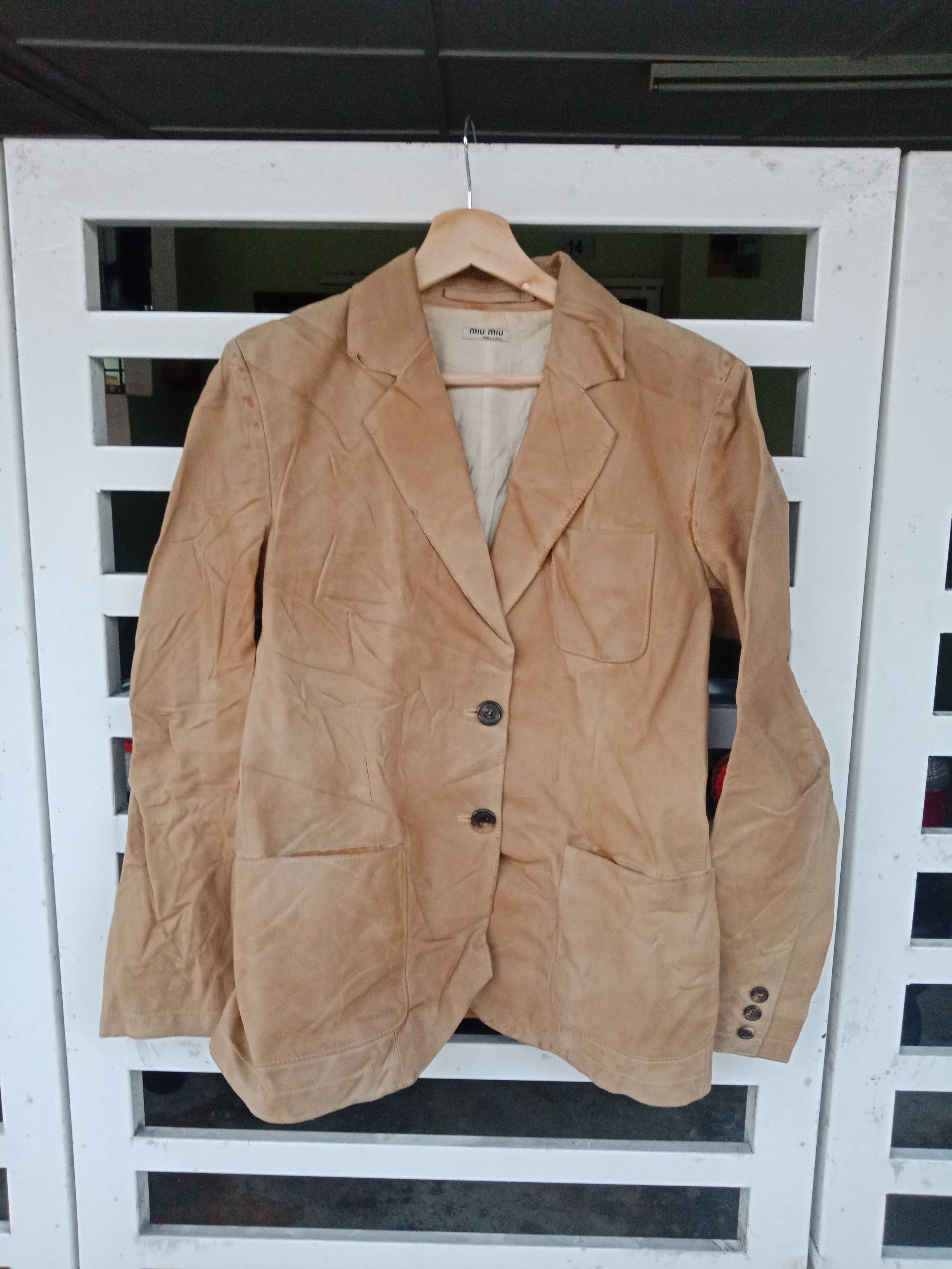 archive miumiu crocodile leather jacket Archival Clothing