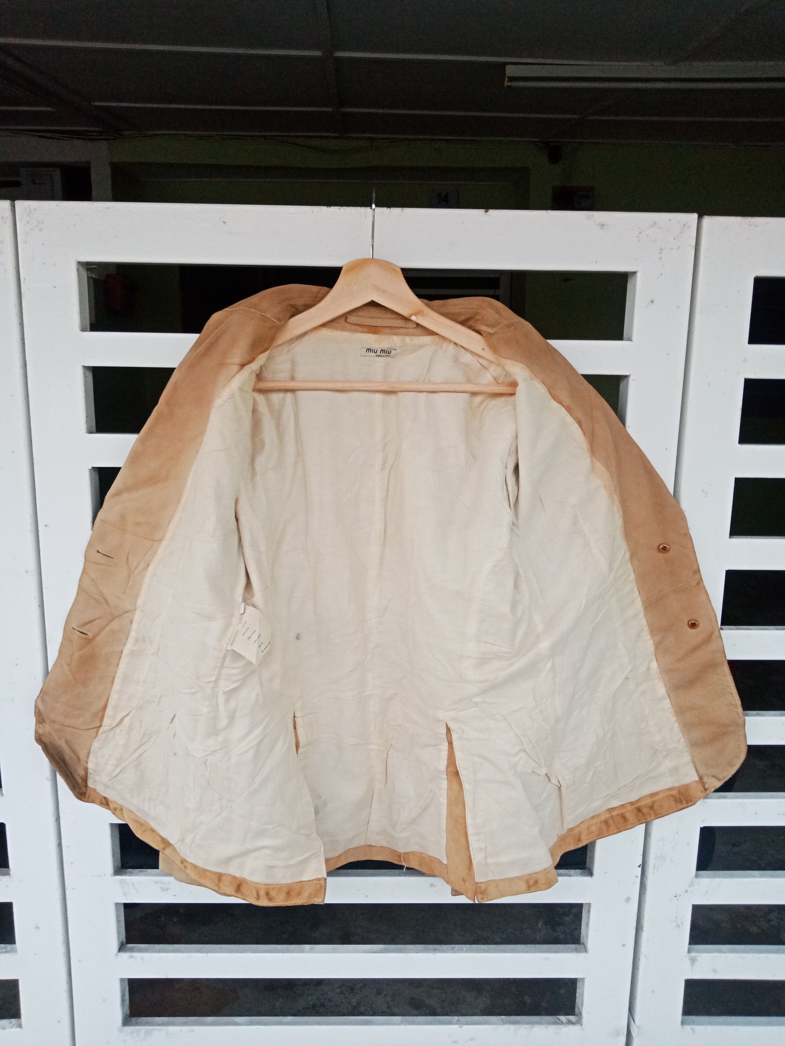 Miu Miu Miu Miu Runway Leather Jacket Size S / US 4 / IT 40 - 2 Thumbnail