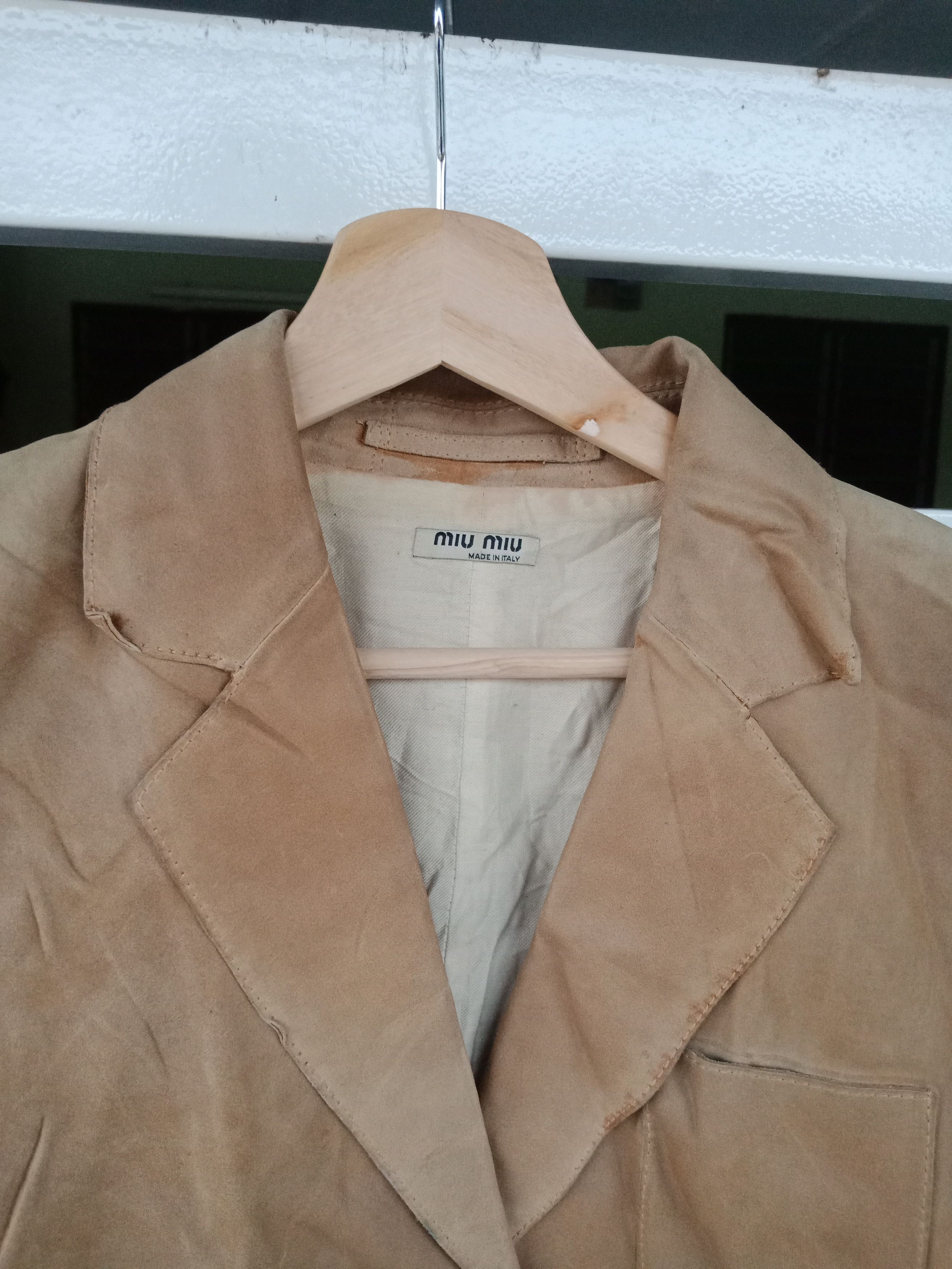 Miu Miu Miu Miu Runway Leather Jacket Size S / US 4 / IT 40 - 15 Thumbnail