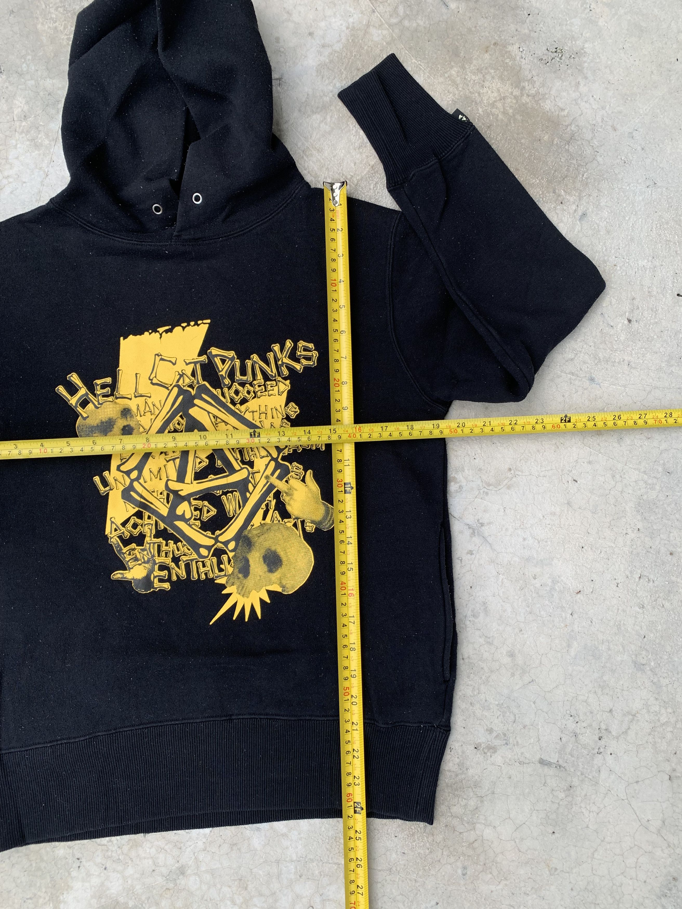 Japanese Brand Hell Cats Punk Anarchy Skulls Fuck Hoodie Size US S / EU 44-46 / 1 - 5 Thumbnail