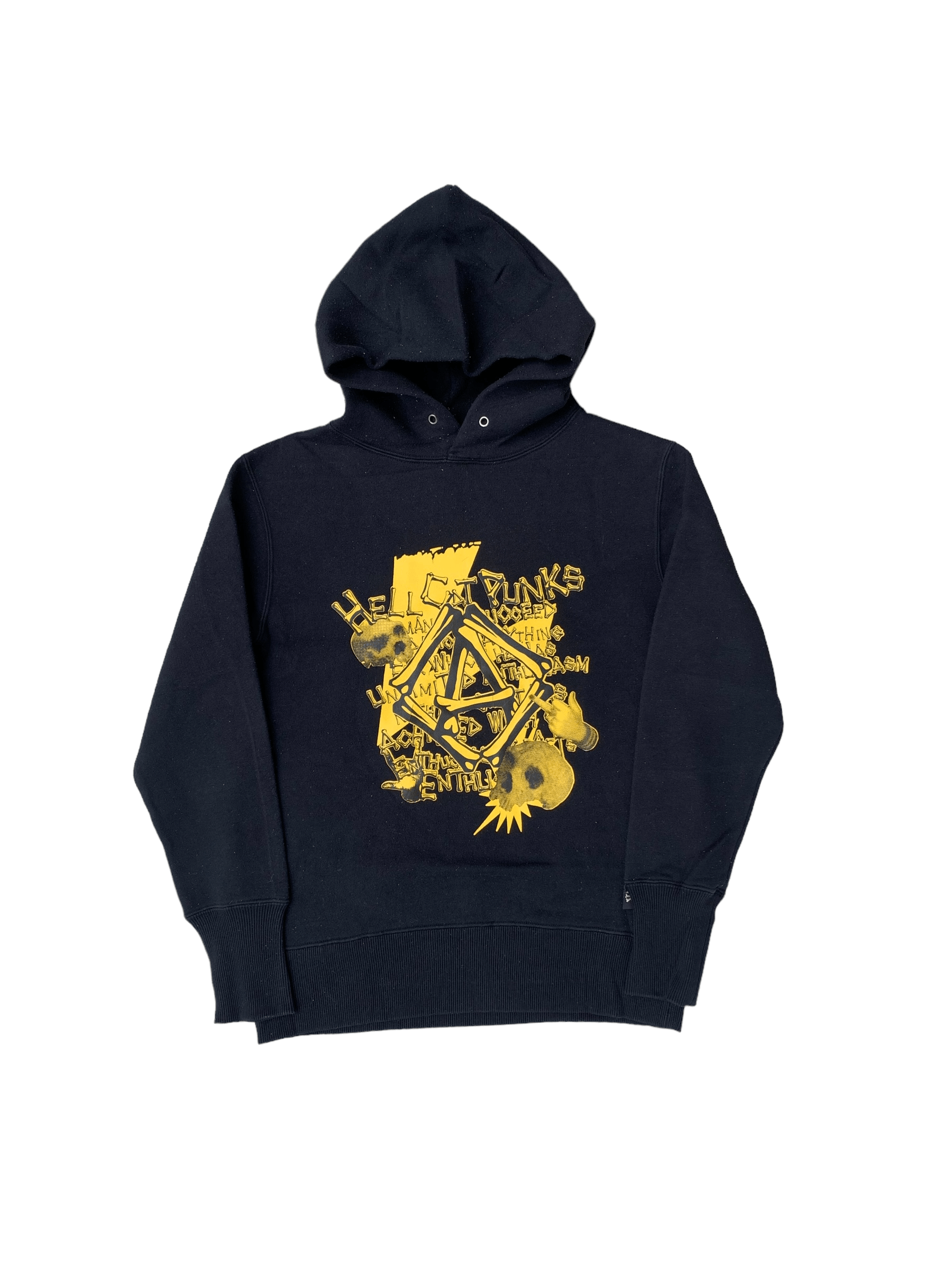Japanese Brand Hell Cats Punk Anarchy Skulls Fuck Hoodie Size US S / EU 44-46 / 1 - 1 Thumbnail